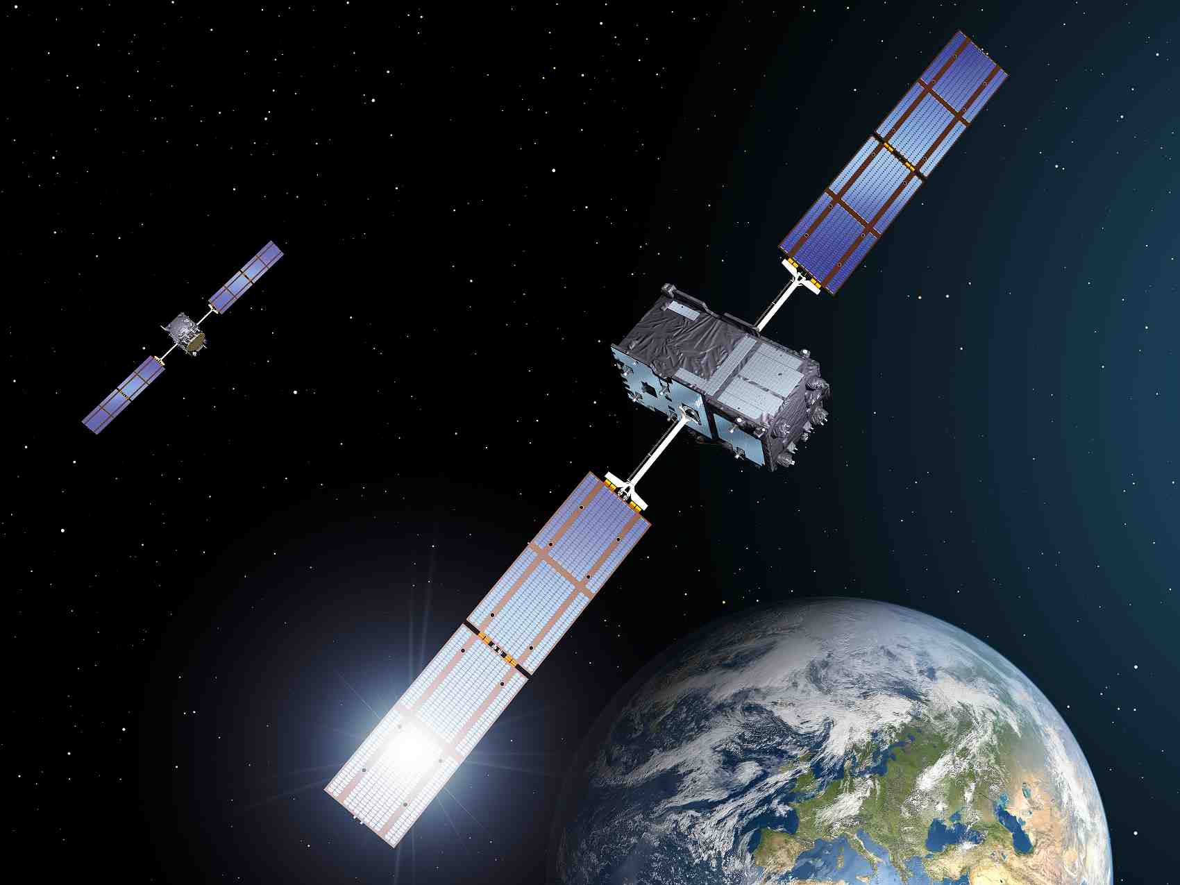 Galileo IOV, satellites, constellation, Cnes, Centre national d'études spatiales,