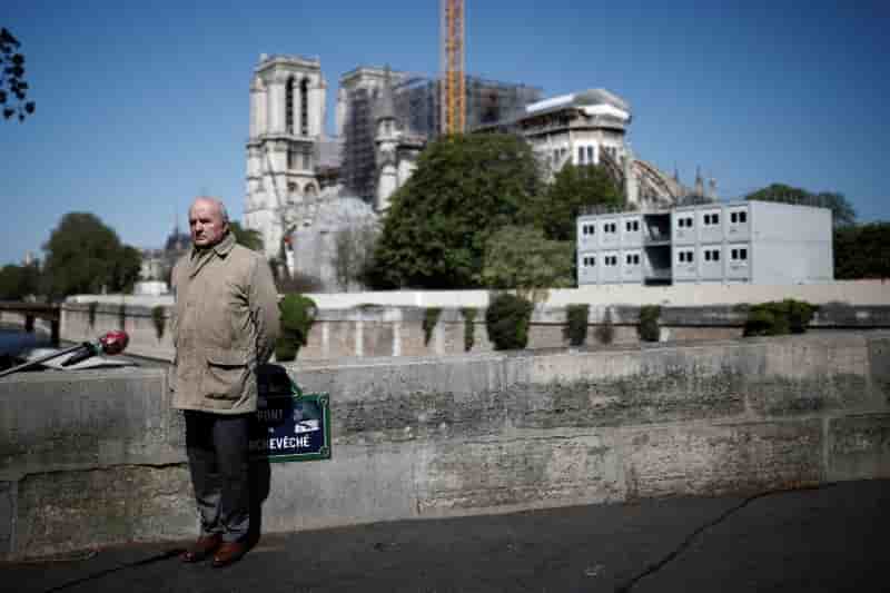 Georgelin espere finir les travaux de notre-dame a temps malgre le coronavirus
