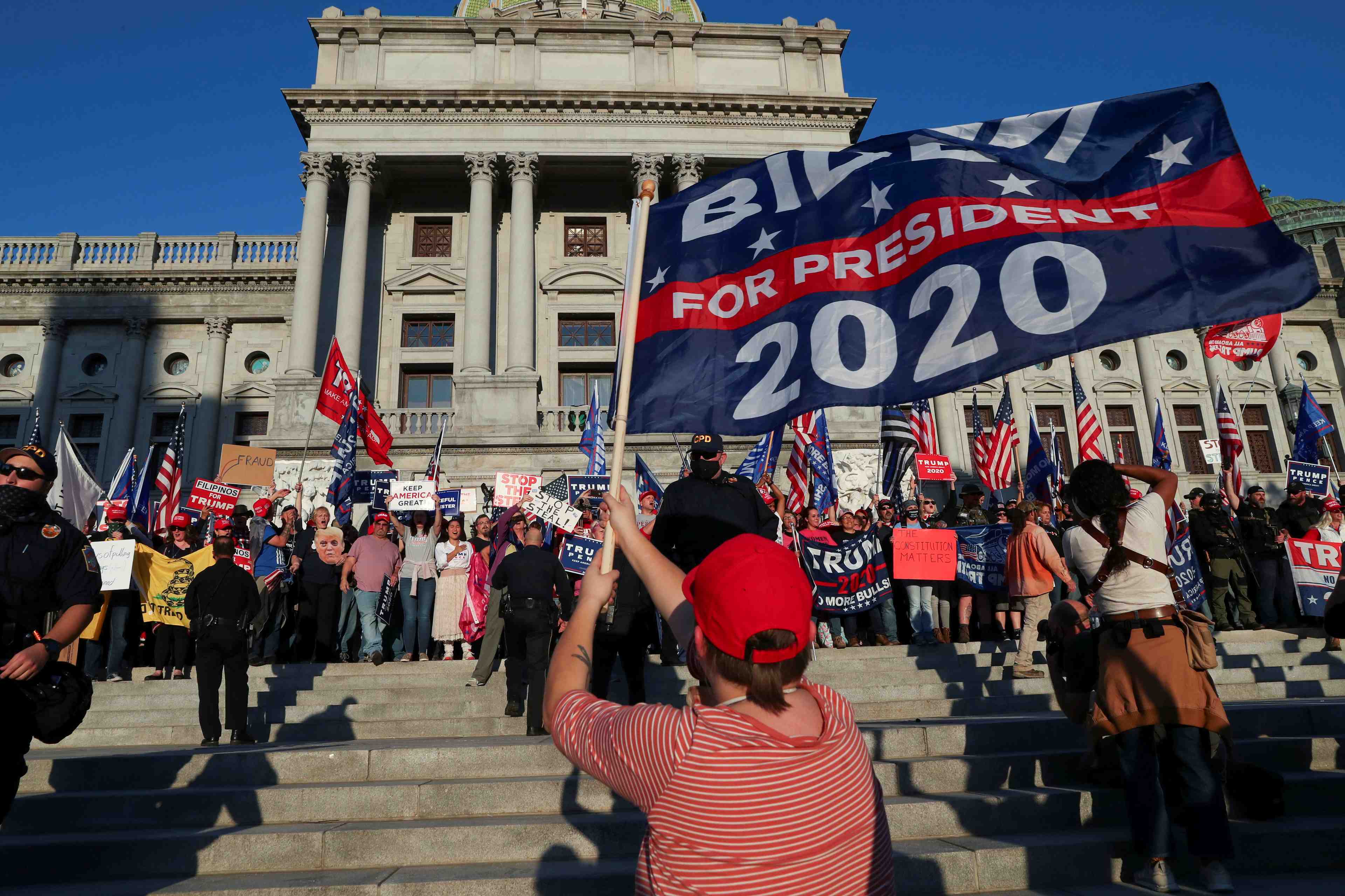 Usa 2020: l'equipe de campagne de trump entendue mardi en pennsylvanie