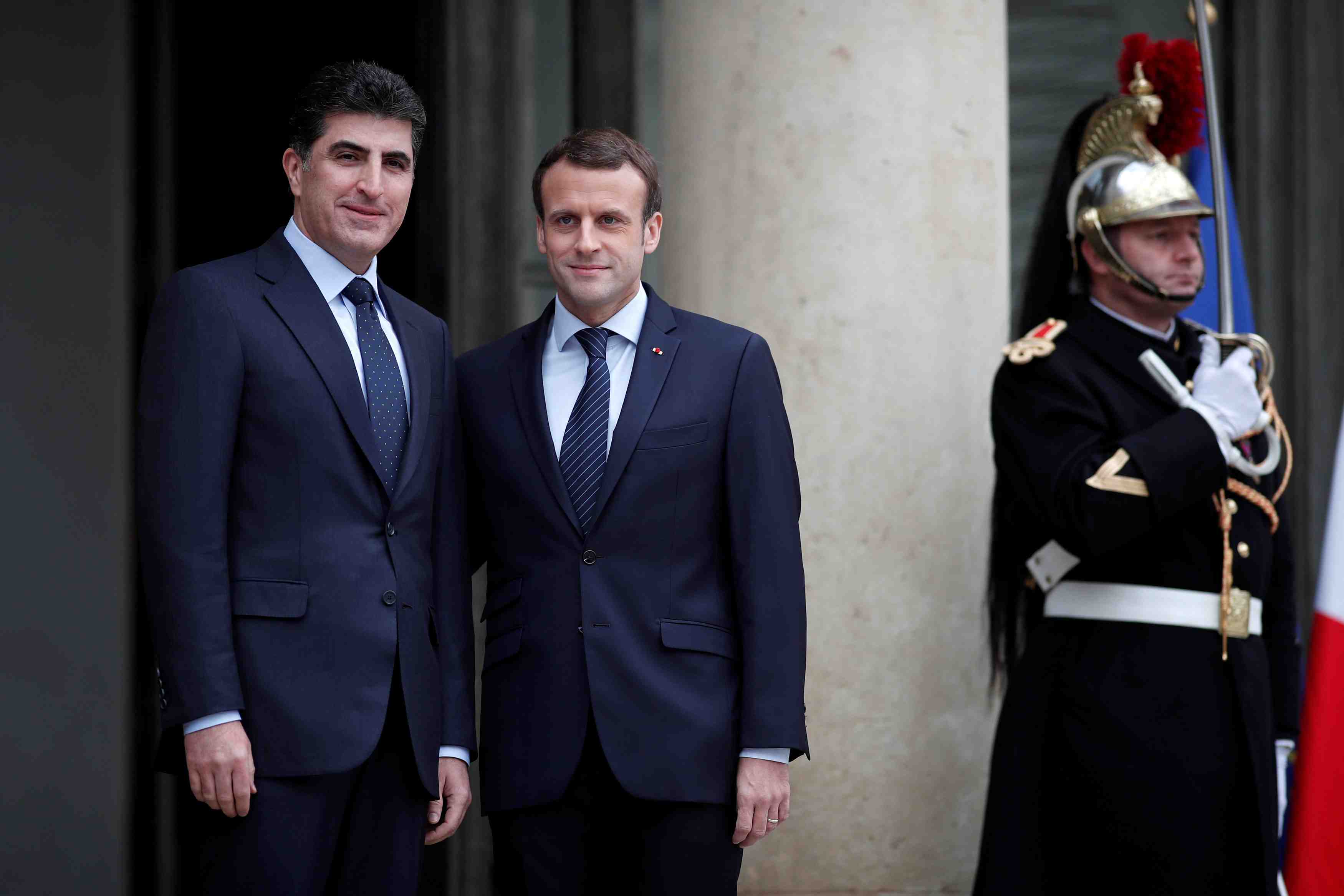 Macron confiant sur la reprise du dialogue entre bagdad et erbil