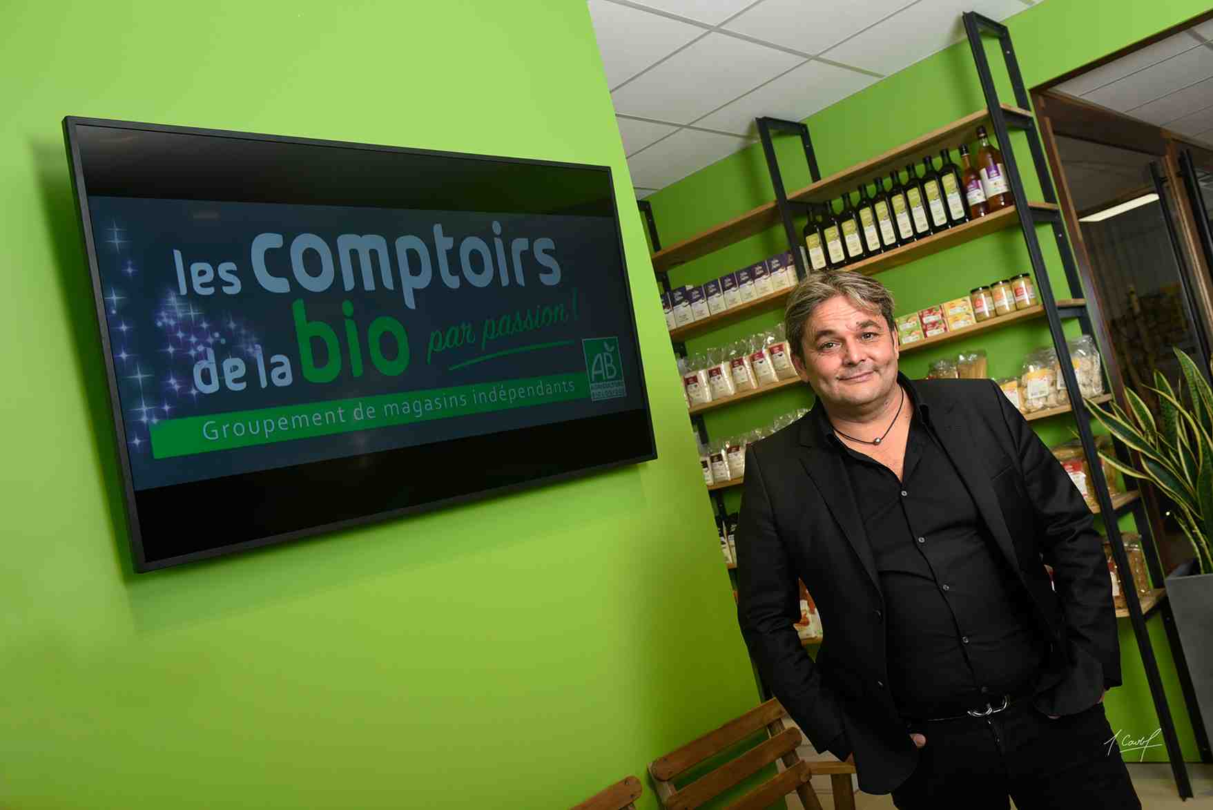 Philippe Bramedie, président-fondateur de l'enseigne Les Comptoirs de la Bio
