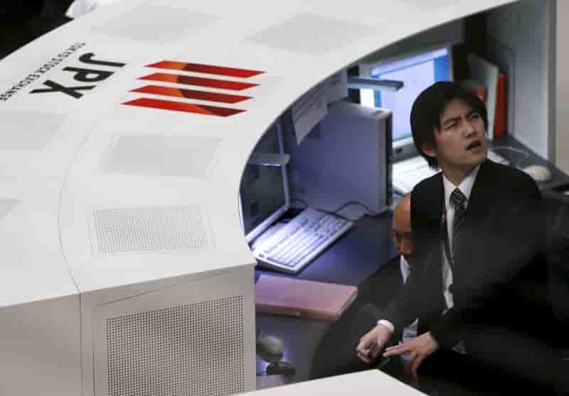 La bourse de tokyo finit en baisse