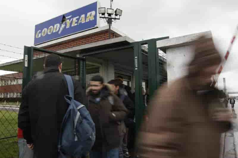 L'usine Goodyear d'Amiens bloquée
