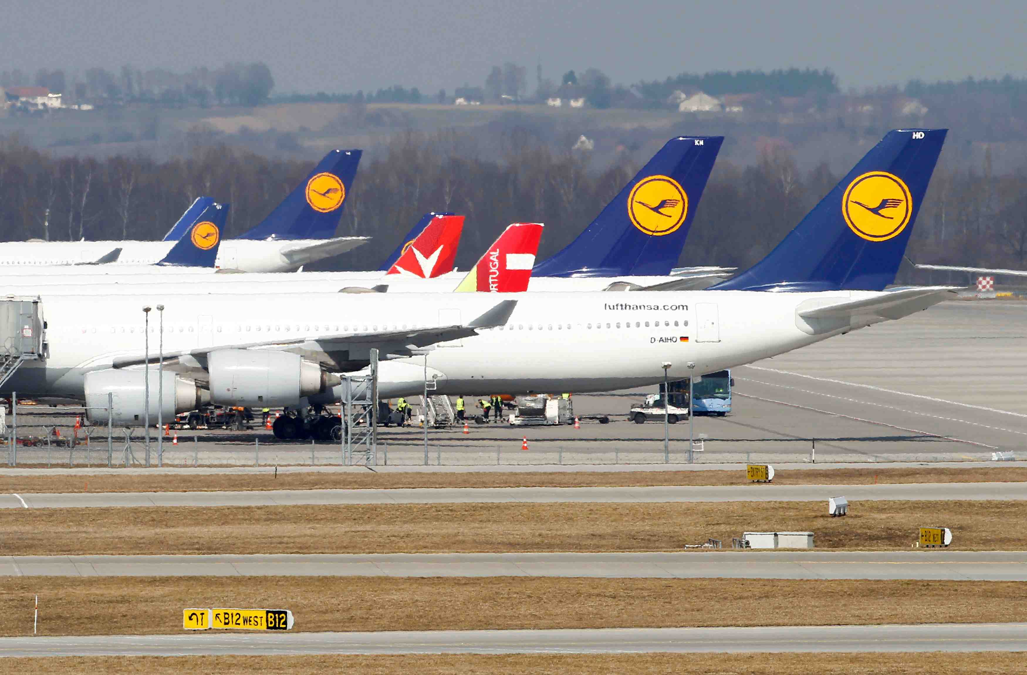 La greve des pilotes de la lufthansa se poursuit