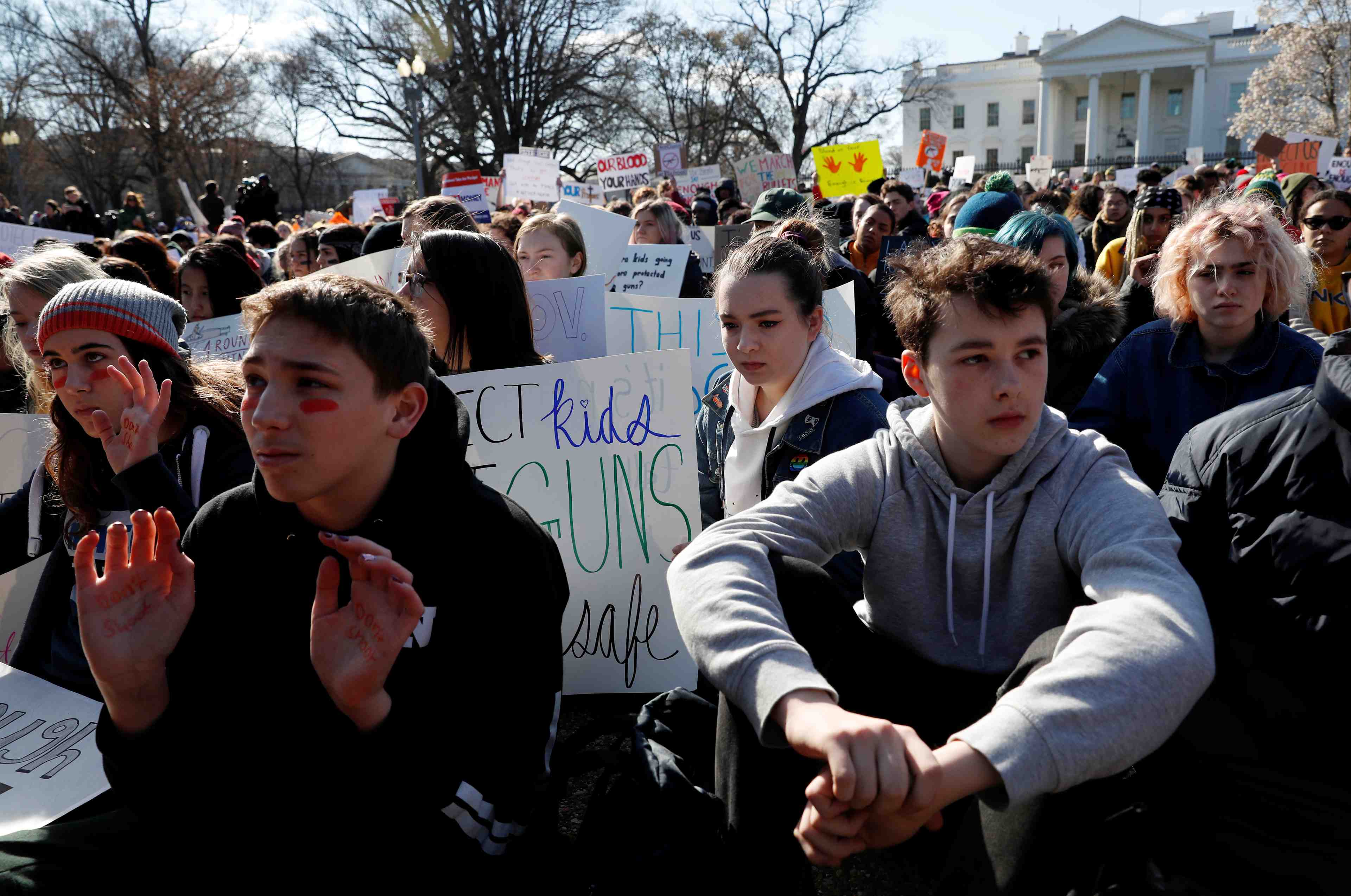 Etats-unis: hommages aux victimes de parkland