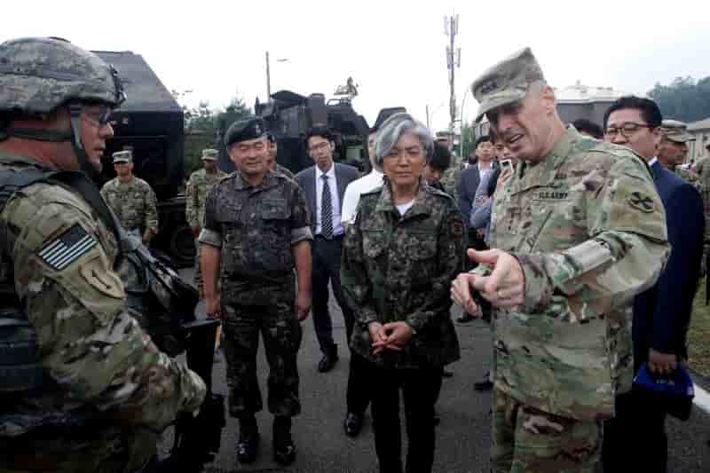 Trump reflechit a une reduction des troupes us en coree du sud