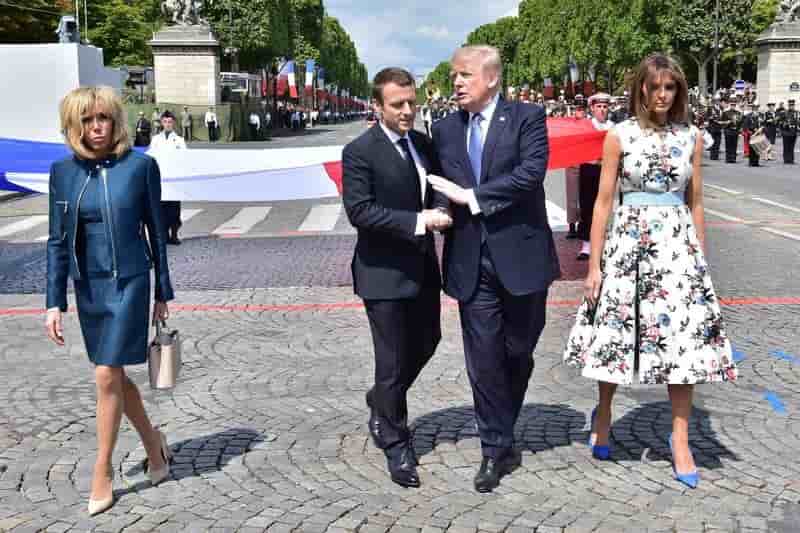 Trump quitte paris en "ami", des questions restent en suspens