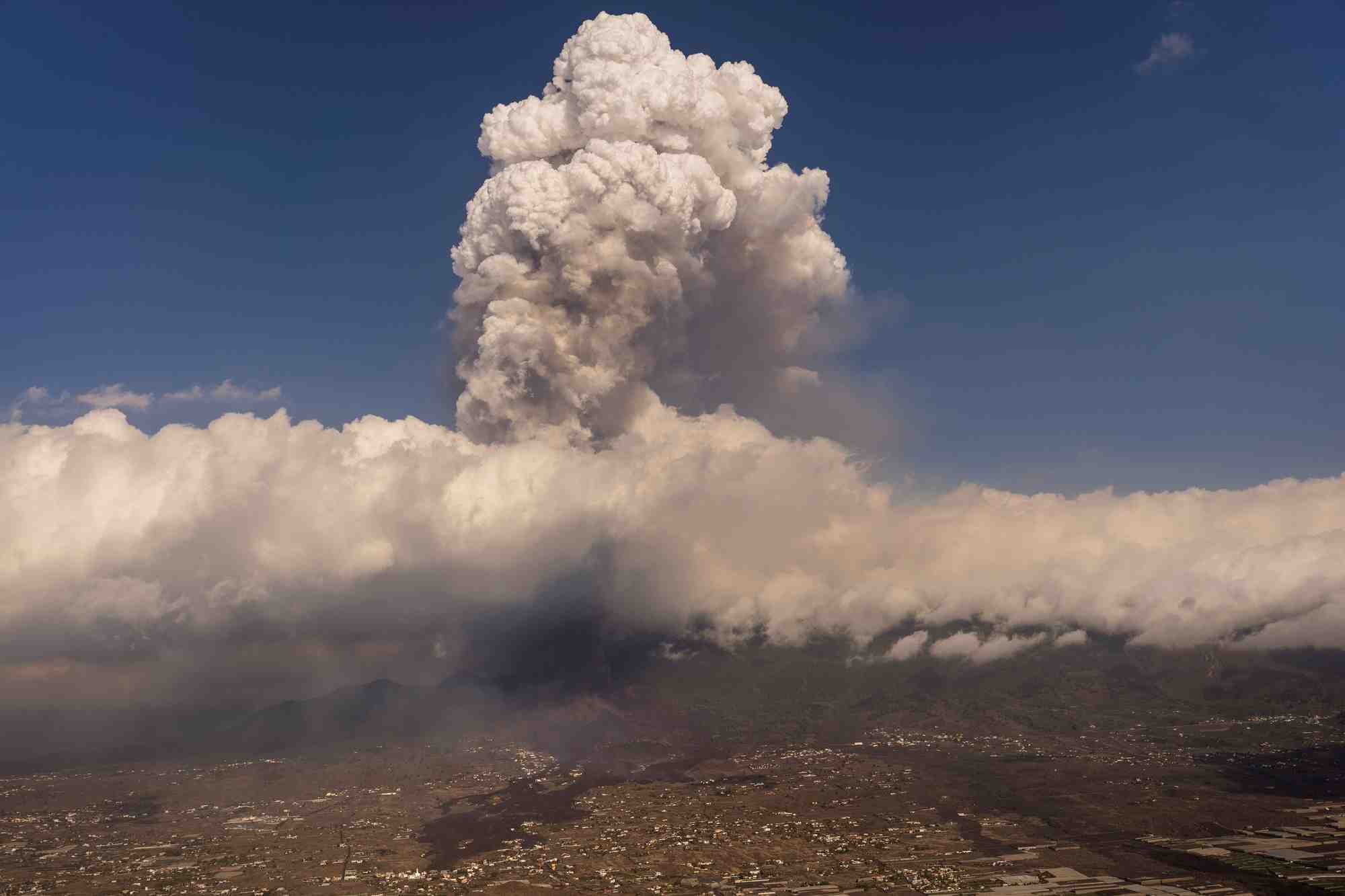Le volcan de la palma est entre dans une nouvelle phase eruptive