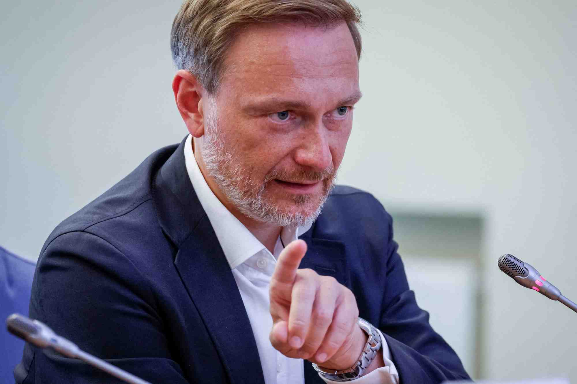 Le ministre allemand des finances, christian lindner