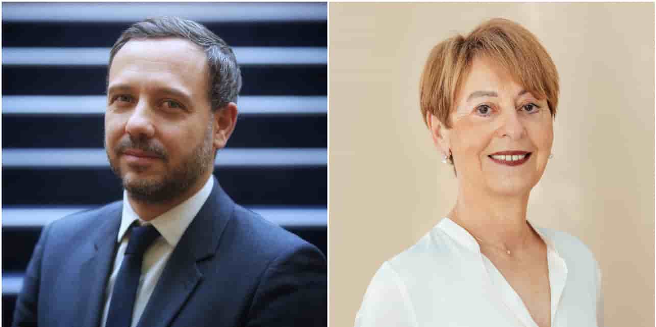 Adrien Taquet et Adeline Hazan.