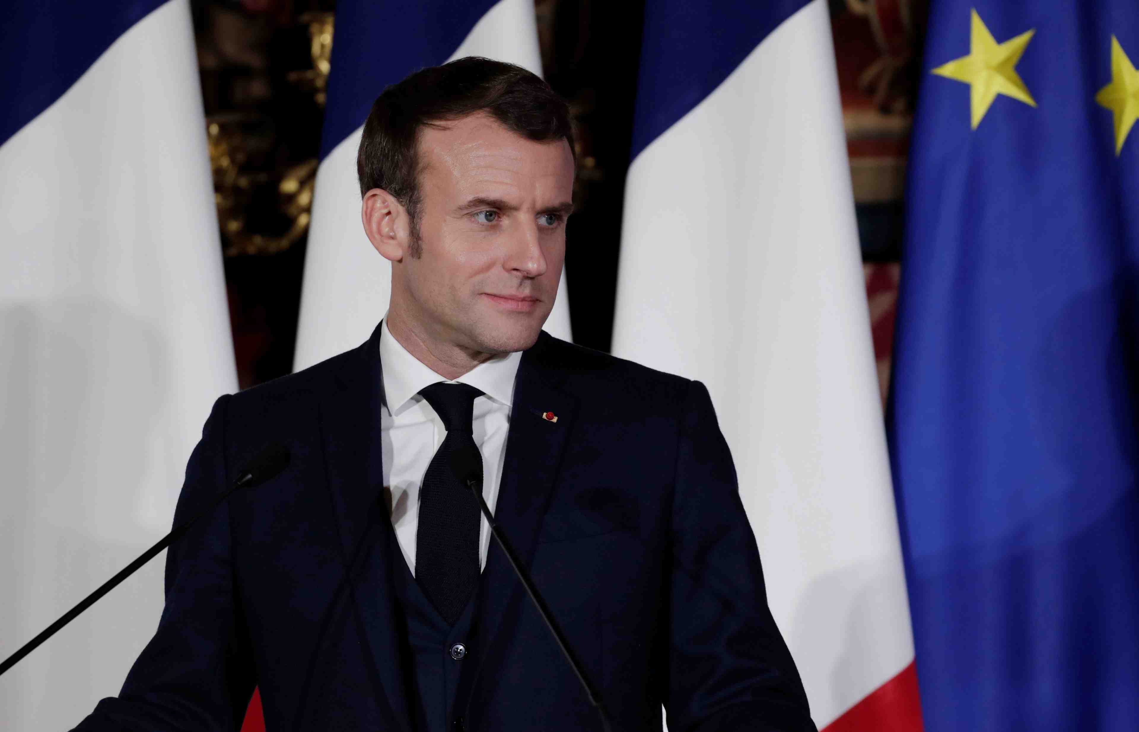 Syrie: emmanuel macron appelle a une cessation immediate des hostilites