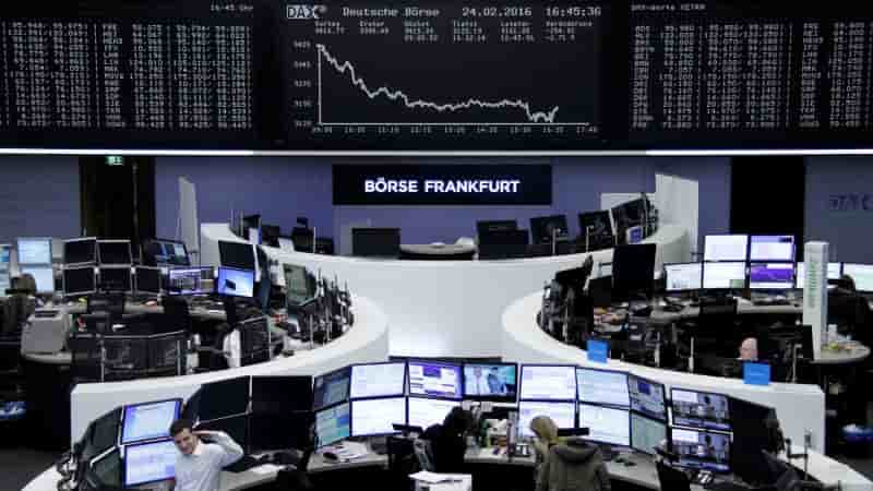 Net recul des bourses europeennes