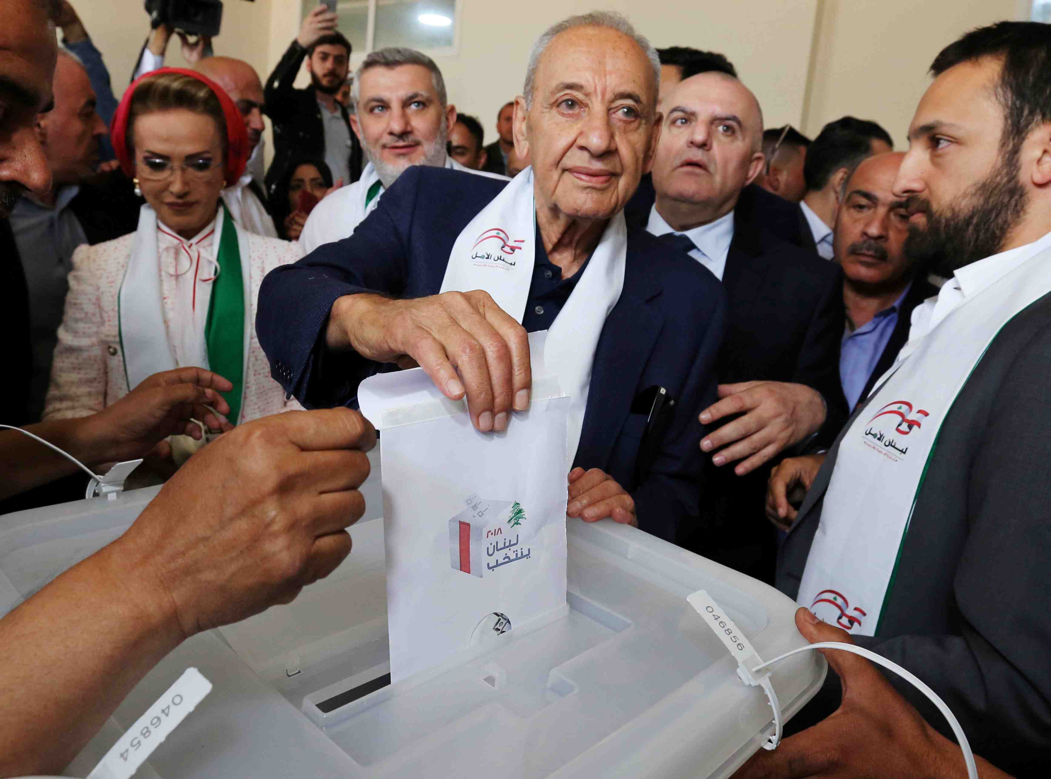 Liban: berri reelu pour la sixieme fois a la presidence de l'assemblee