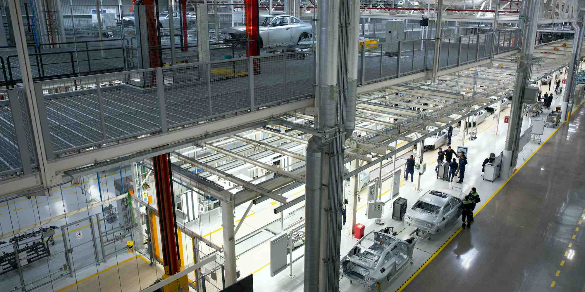 L'usine BMW de San Luis Potosi, au Mexique.
