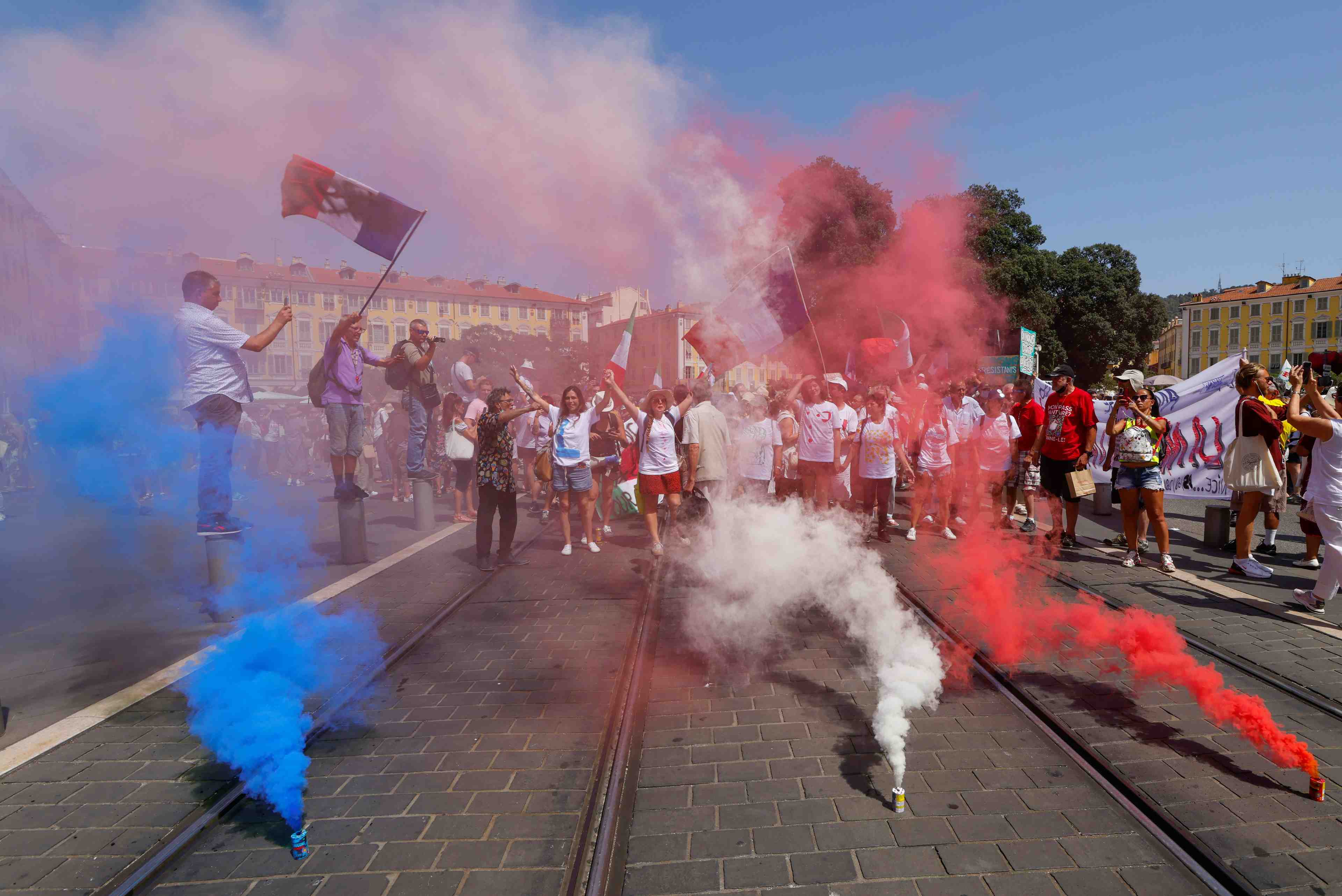 Sixieme samedi de protestation contre le pass sanitaire