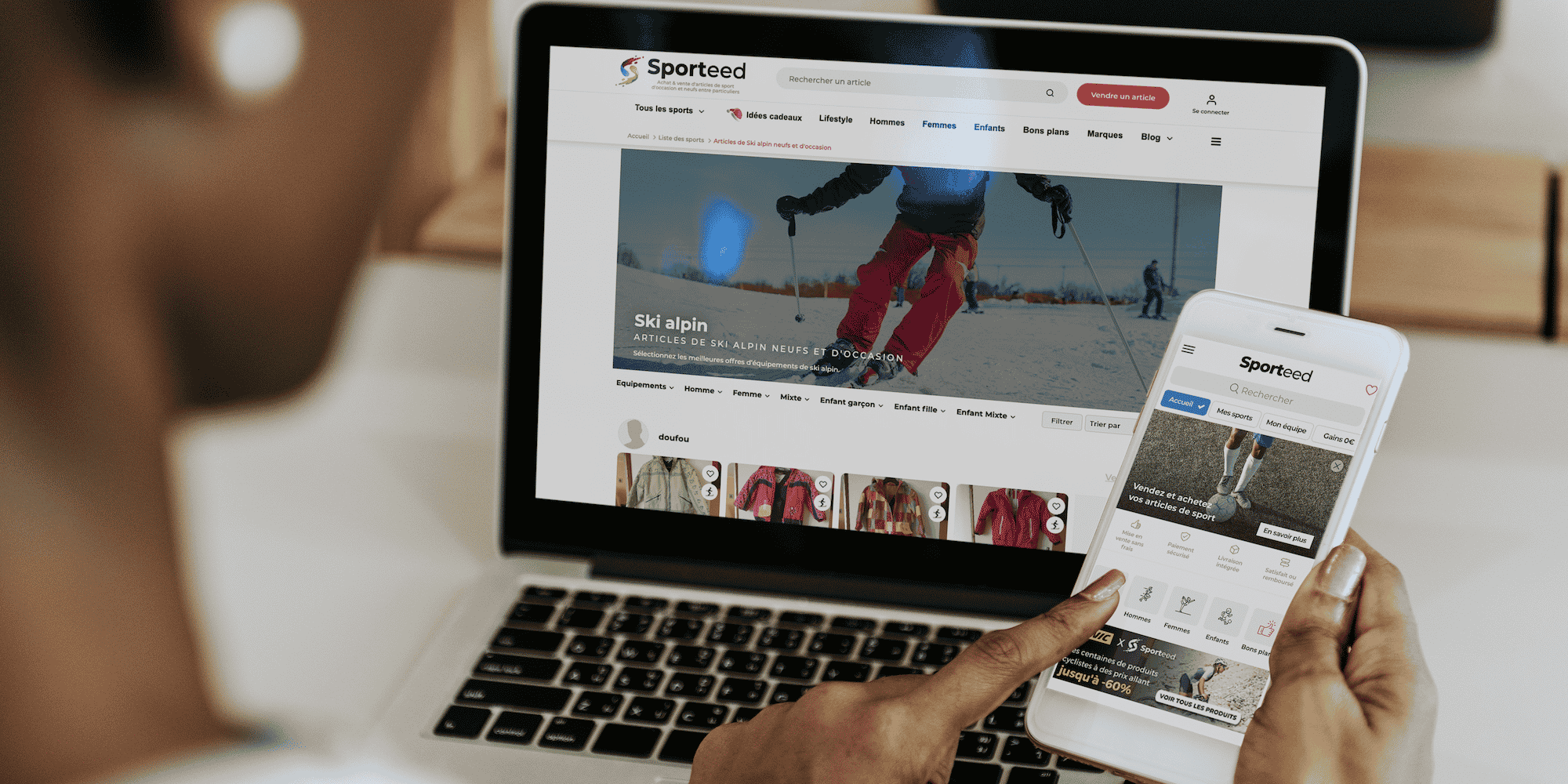 Sporteed, la plateforme française de vente d'articles et matériels de sport de seconde main, annonce 170.000 inscrits.