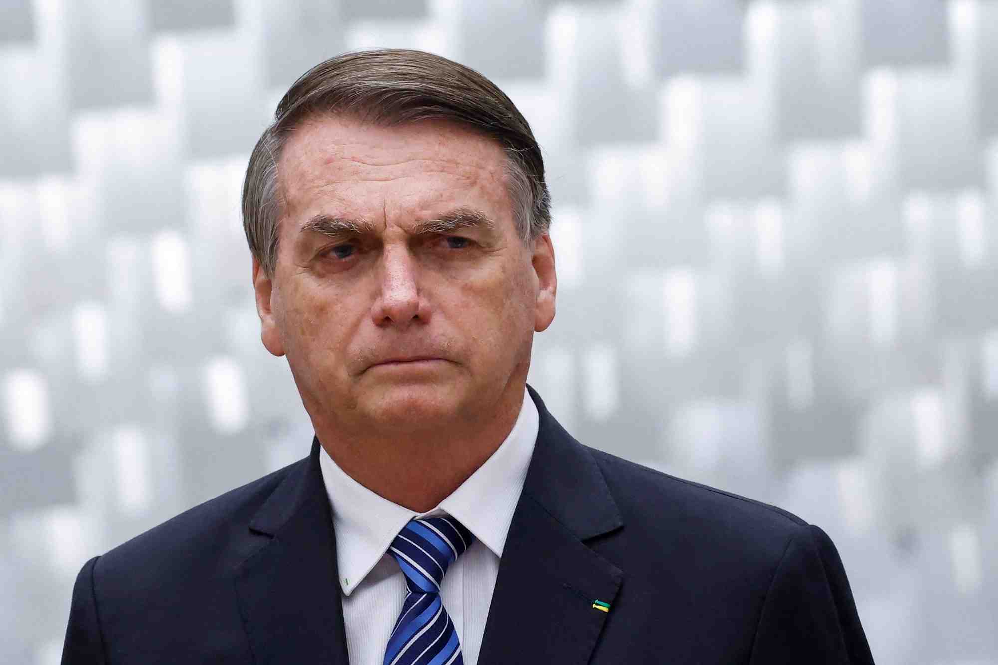 Photo de l'ancien president bresilien jair bolsonaro