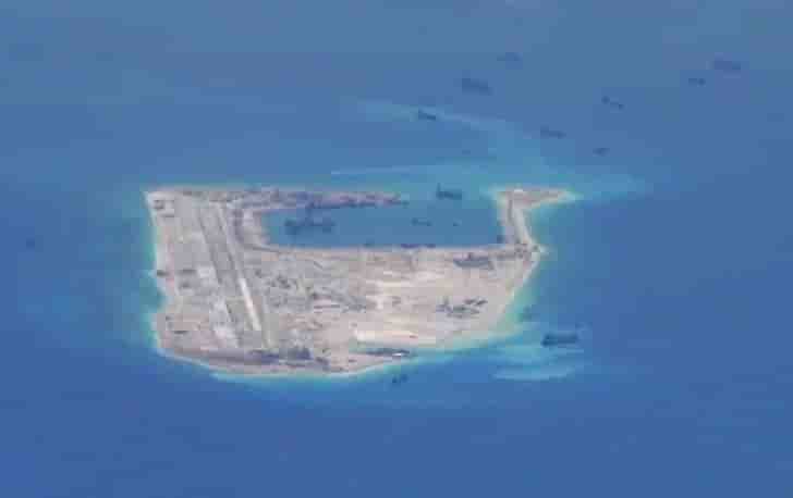Pekin aurait construit des hangars pour avions en mer de chine
