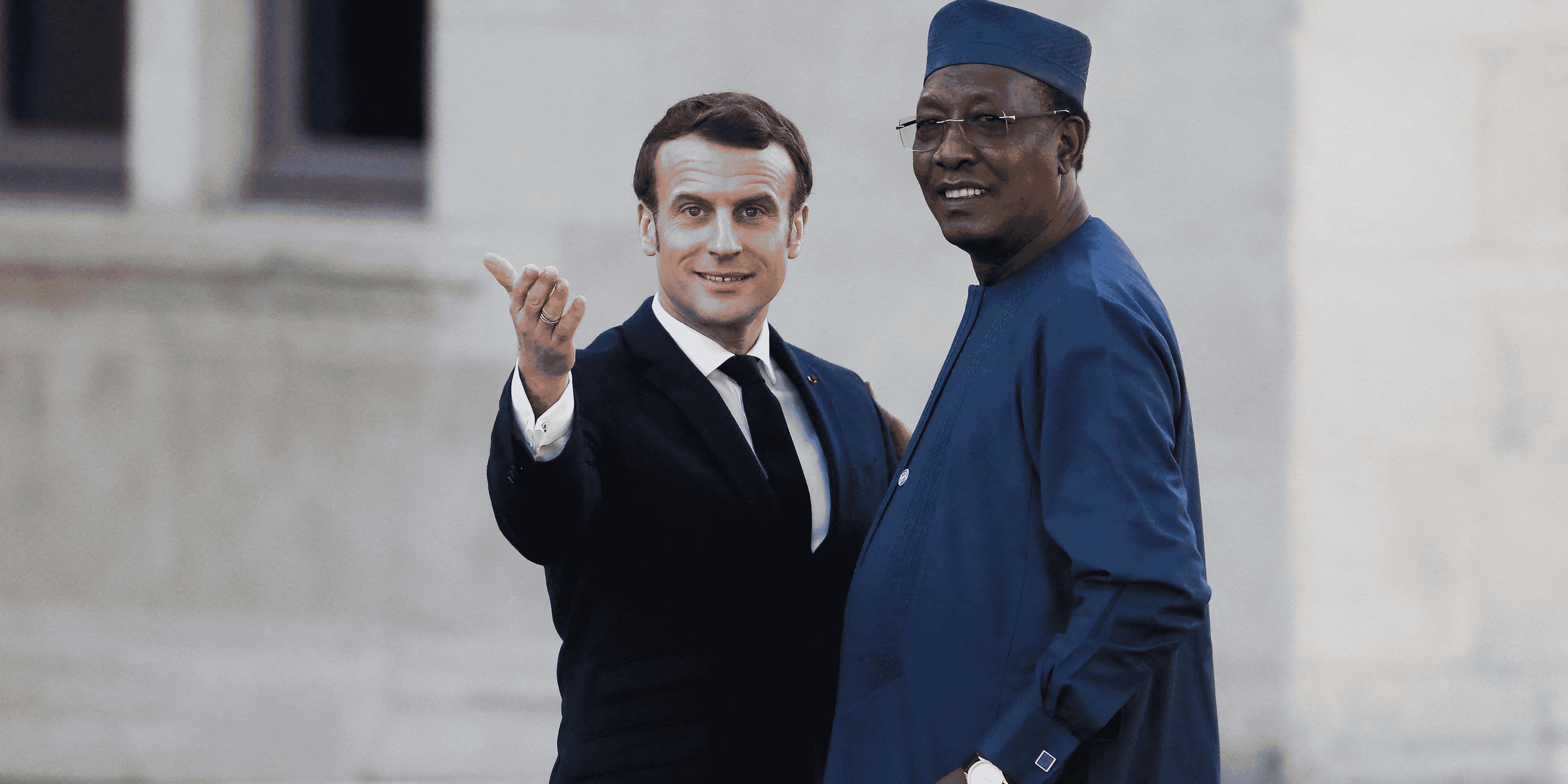 Idriss Déby, Macron