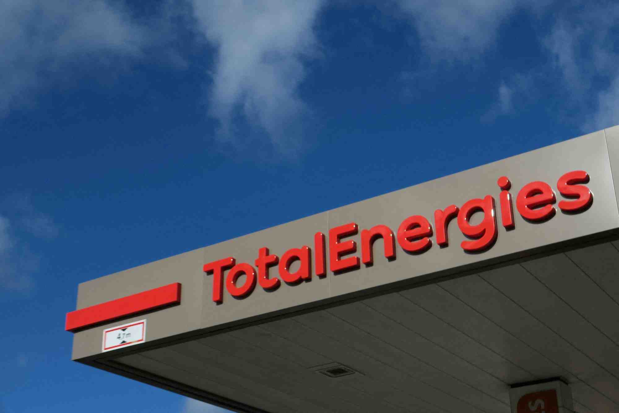 Photo d'archives du logo de totalenergies