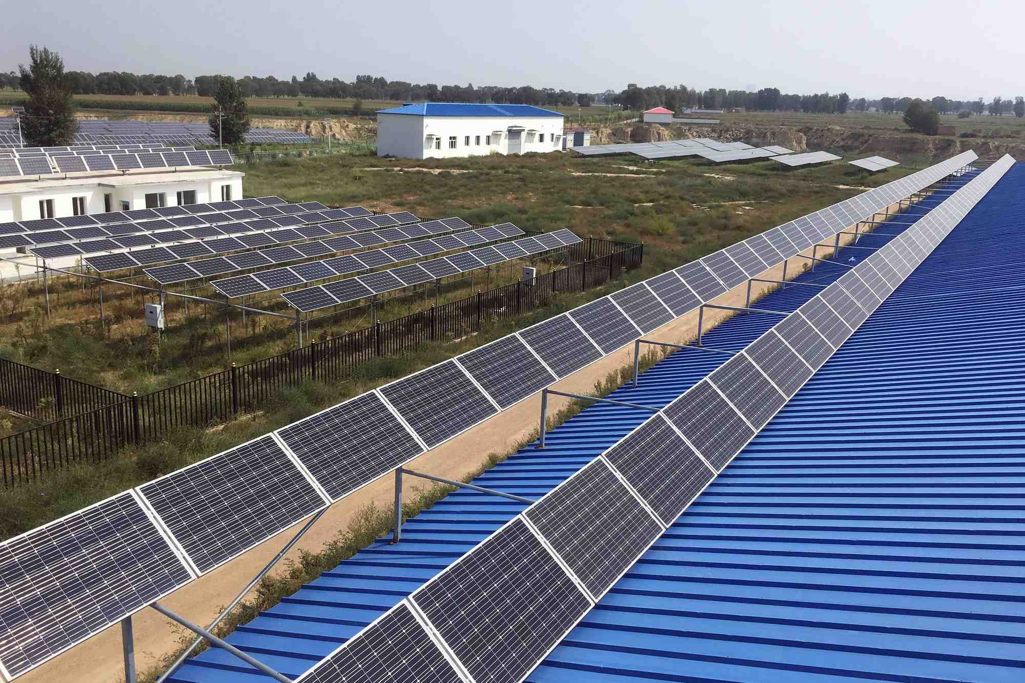 La Chine a construit des infrastructures solaires à foison en 2024.