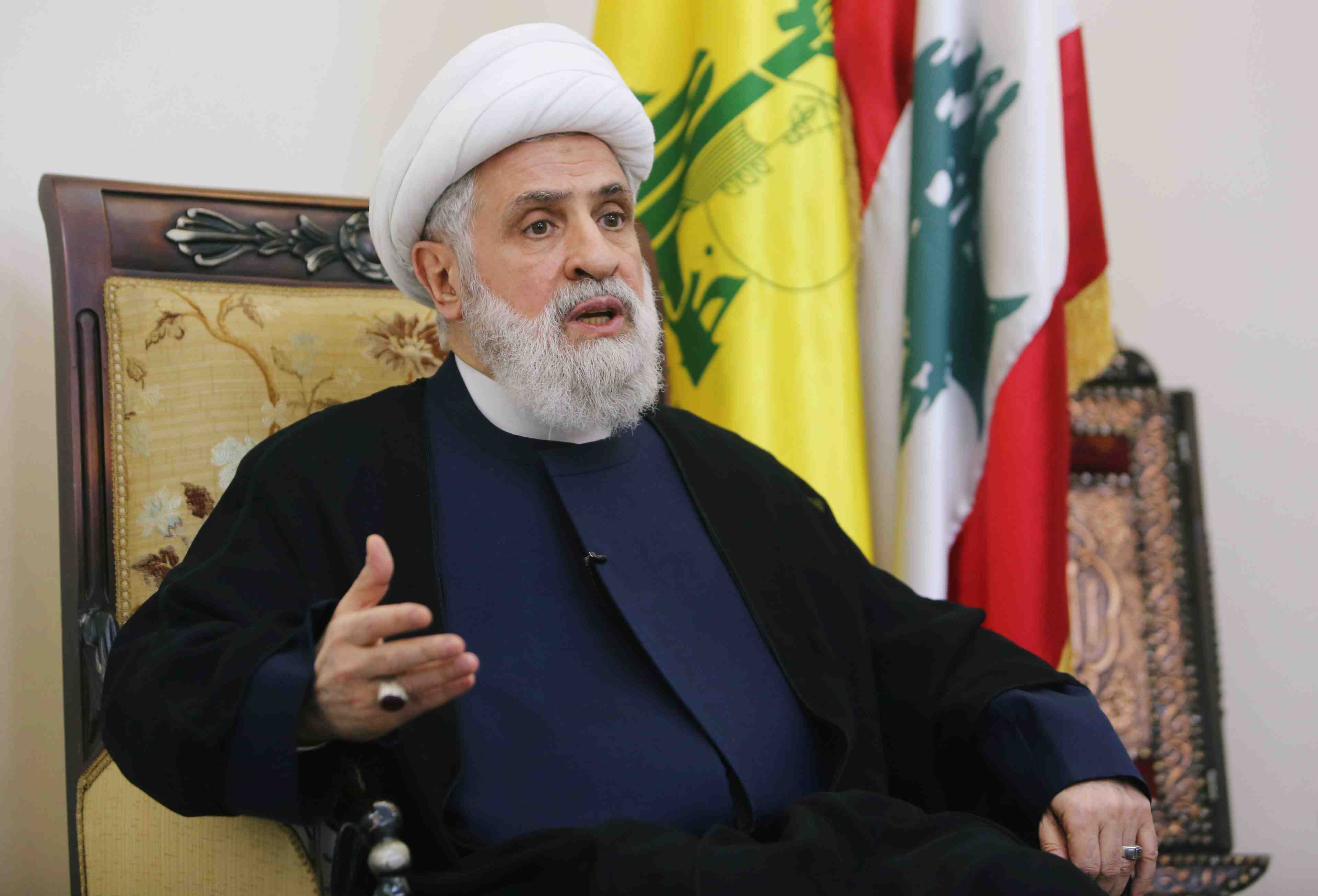 Le numero deux du hezbollah ecarte une escalade avec israel