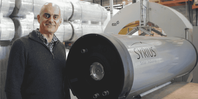 Thierry Demaret, le dirigeant et fondateur de Syrius Solar Industry dans l'Hérault.