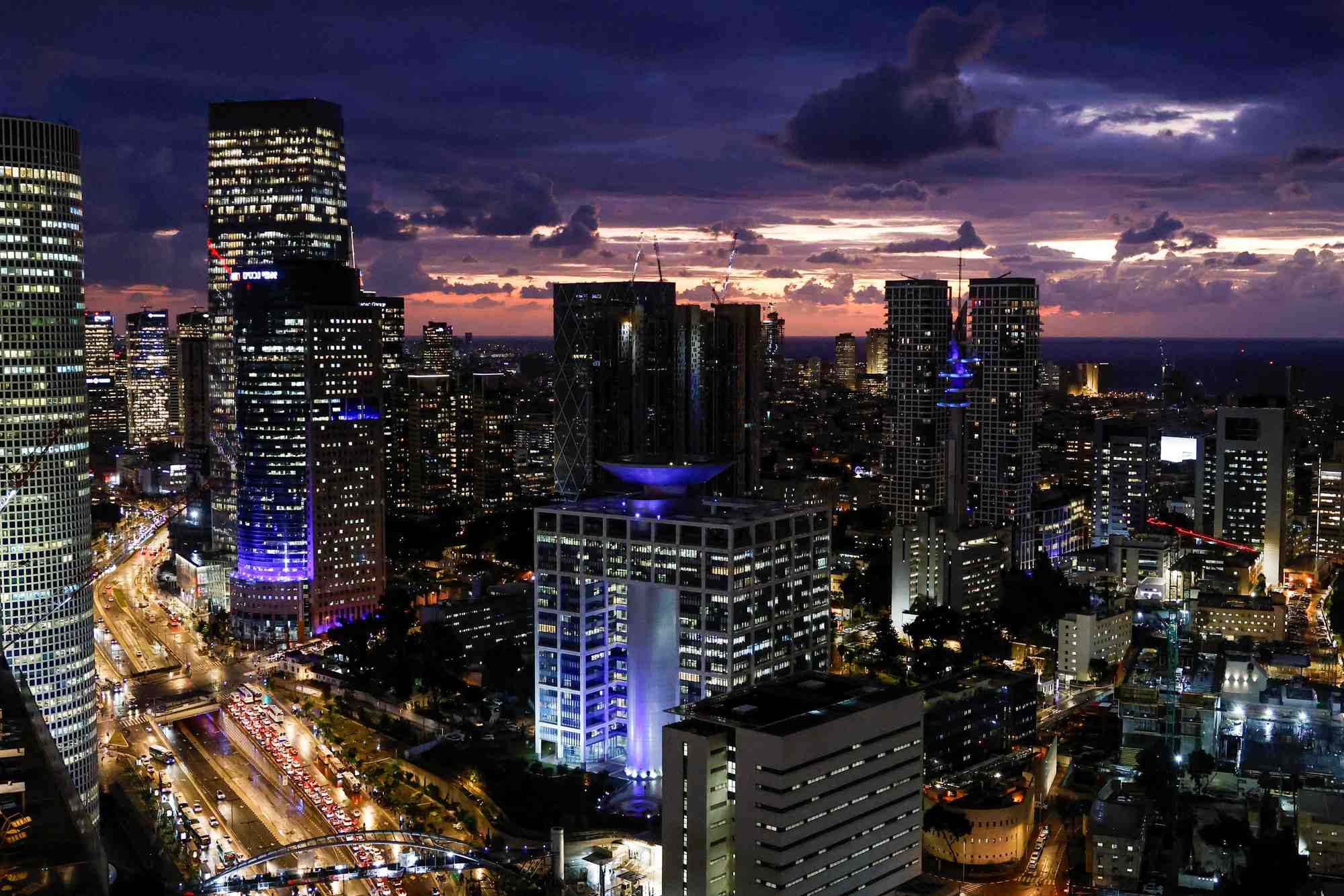 Une vue generale sur tel aviv