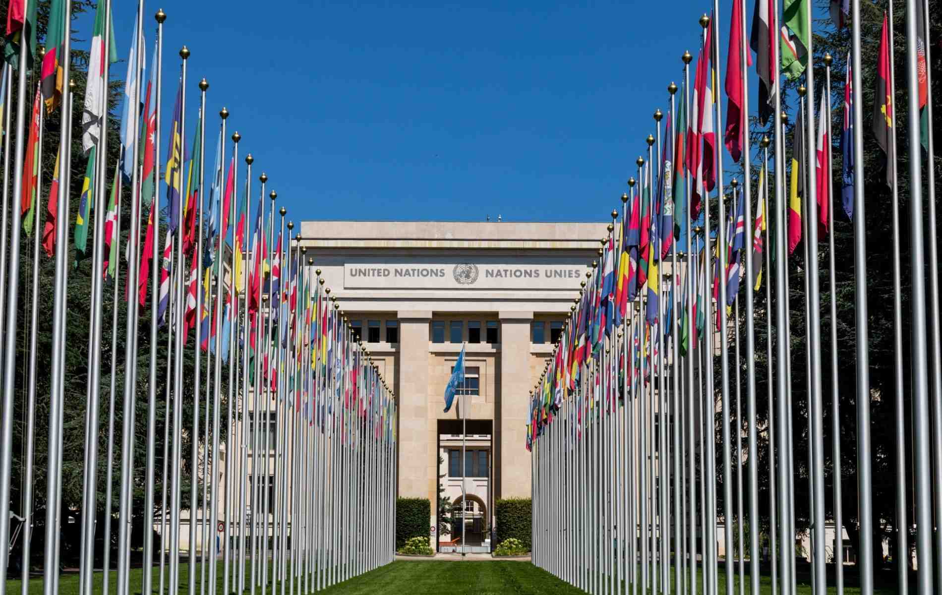 Le Palais des Nations à Genève.