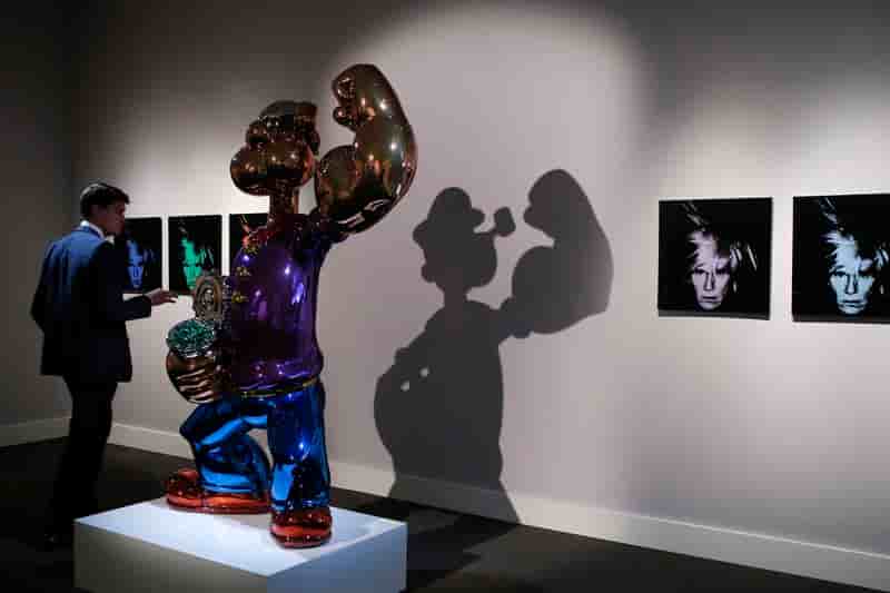 Un Warhol et un Koons dépassent 25 millions de dollars aux enchères