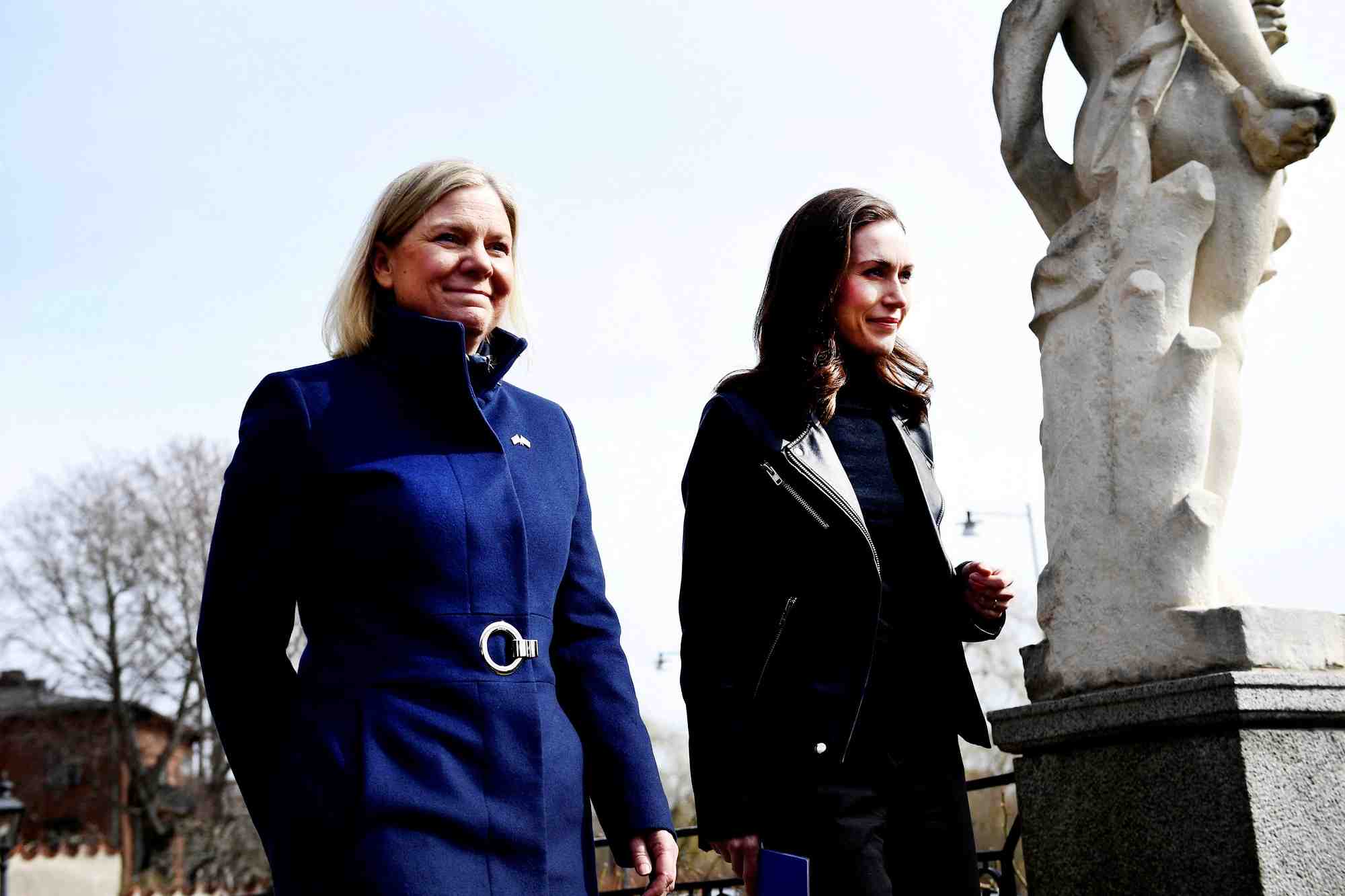 La finlande et la suede devraient poser leur candidature a l'otan en mai, selon des sources