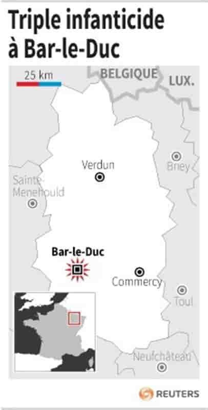 Une femme étouffe ses trois enfants à Bar-le-Duc