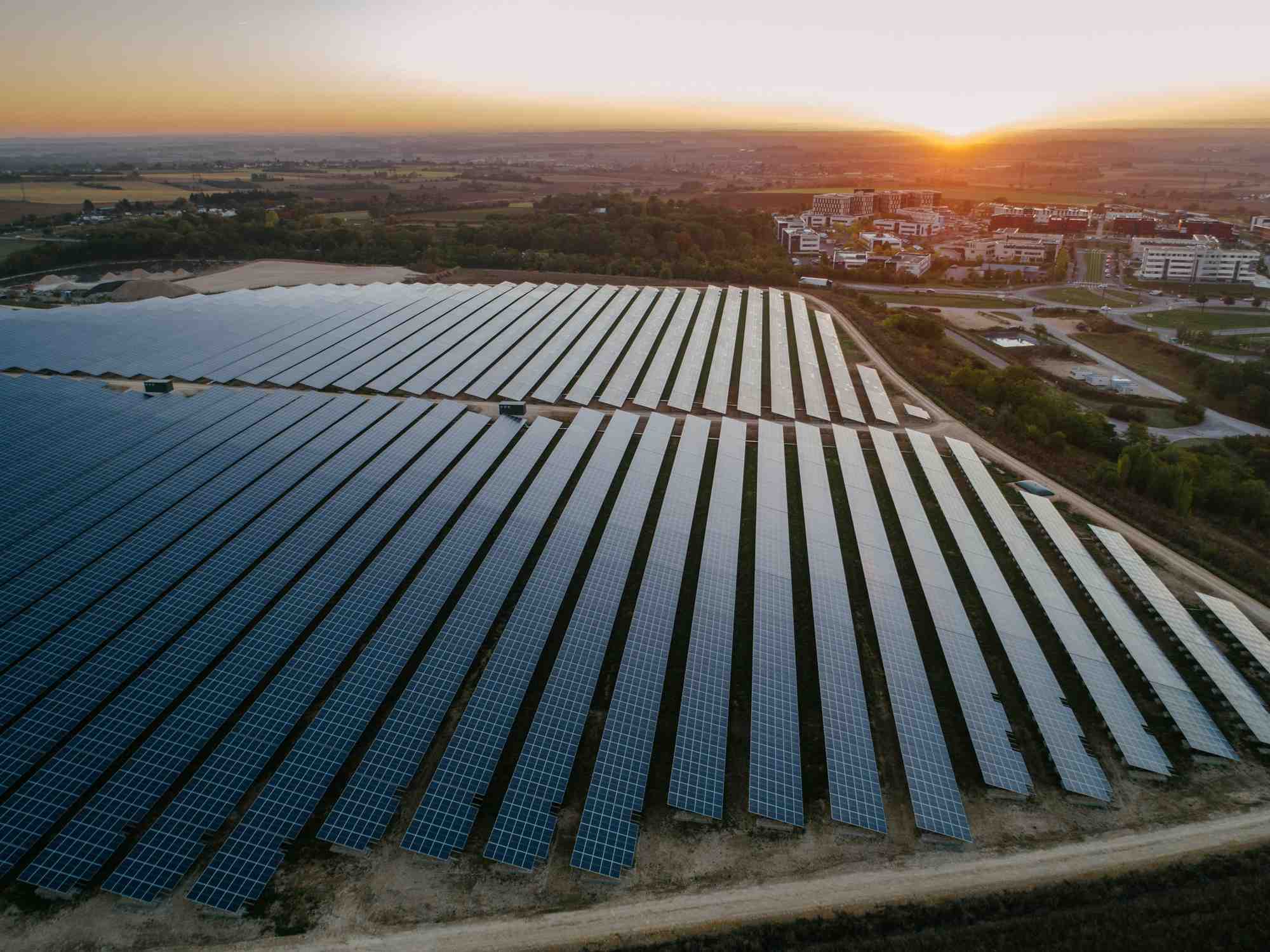 La nouvelle centrale solaire de Dijon-Valmy