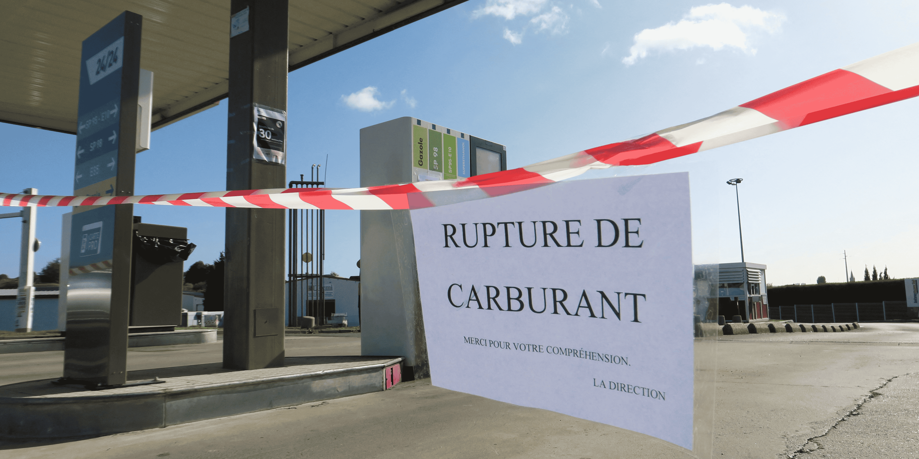 carburant, rupture, approvisionnement, essence