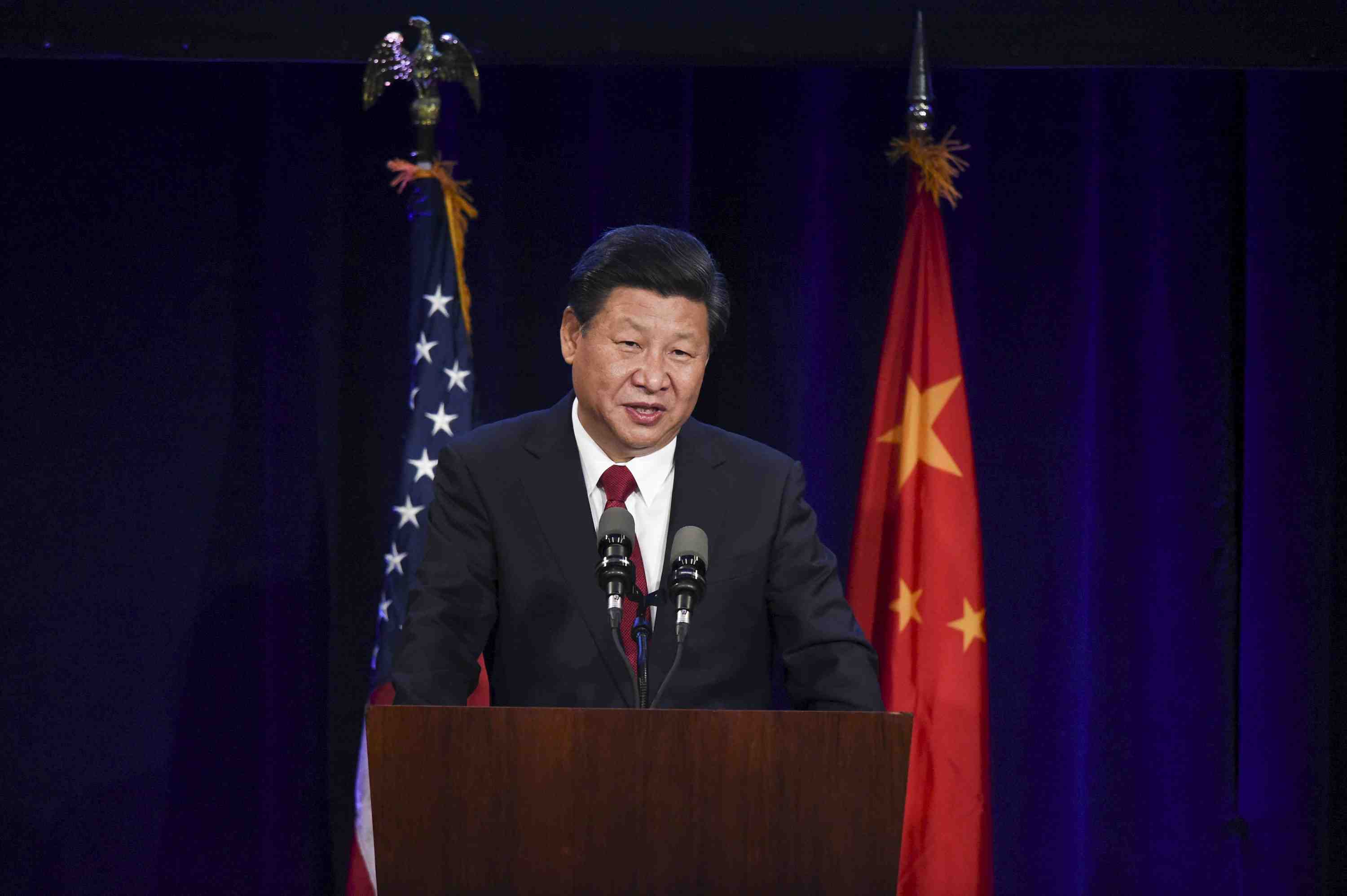 En visite aux etats-unis, le president chinois se veut rassurant
