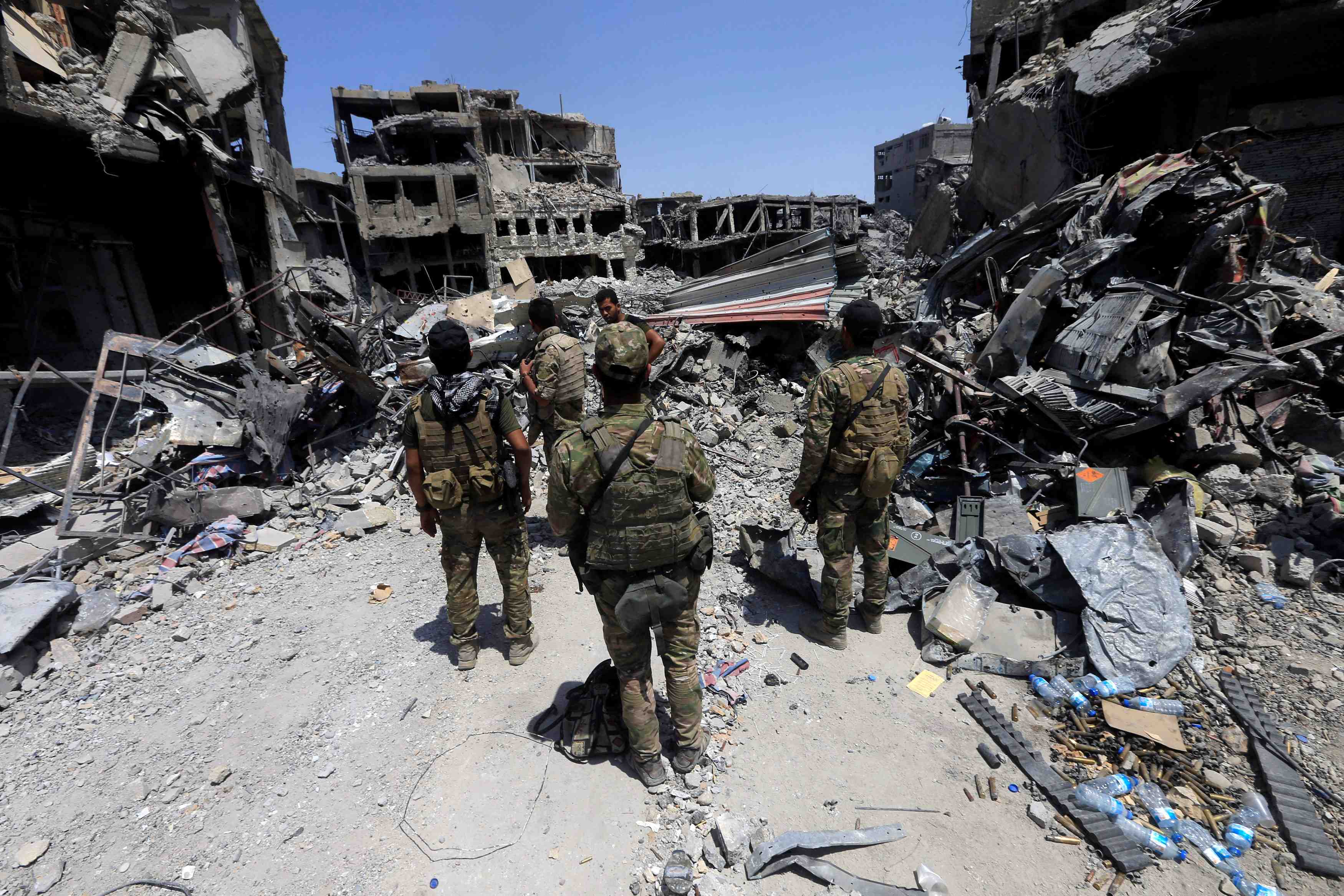 L'armee irakienne atteint le tigre a mossoul-ouest