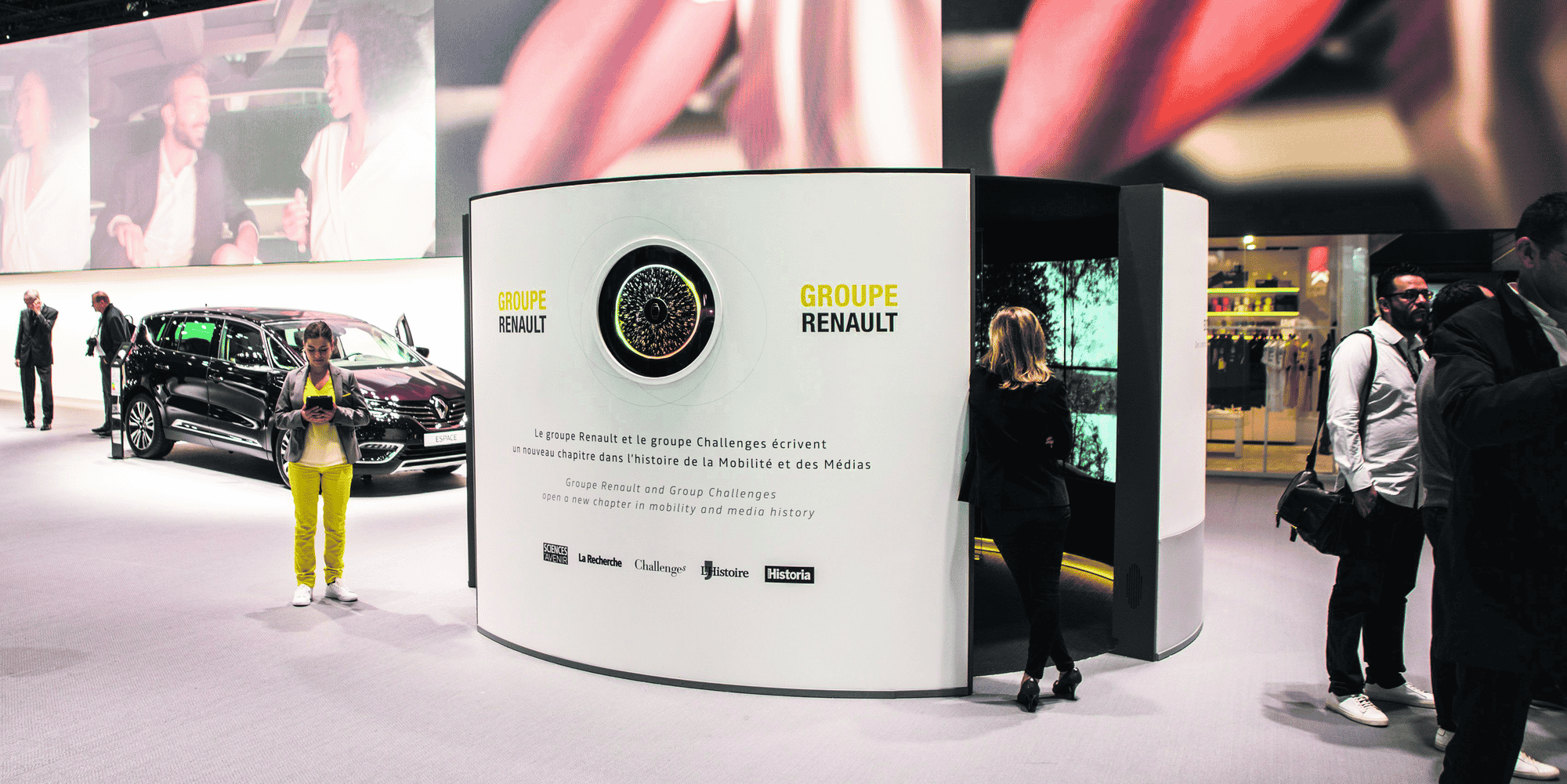 La présentation du projet AEX au Mondial 2018 avait suscité l’intérêt marqué des visiteurs.