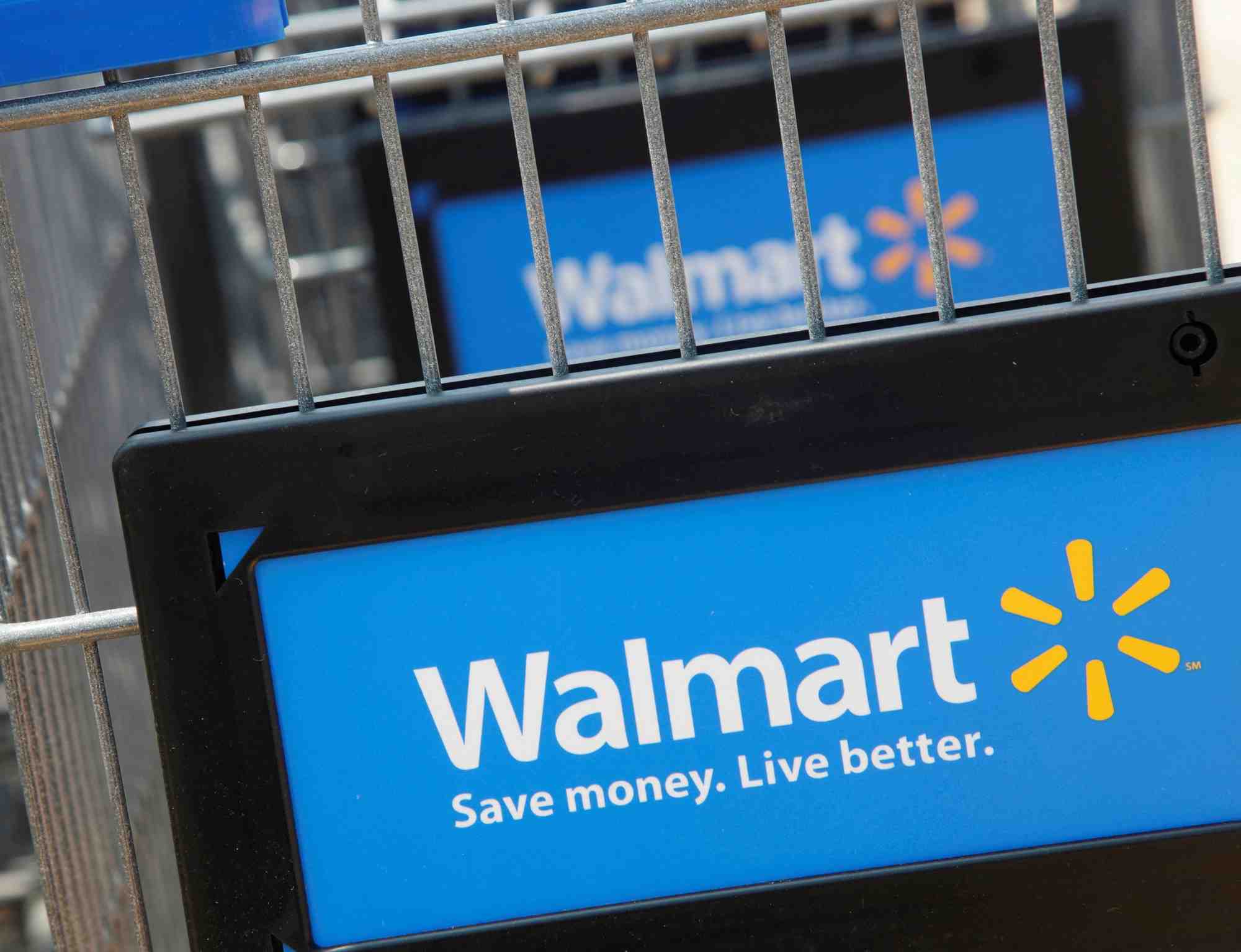 Photo d'archives du logo de walmart