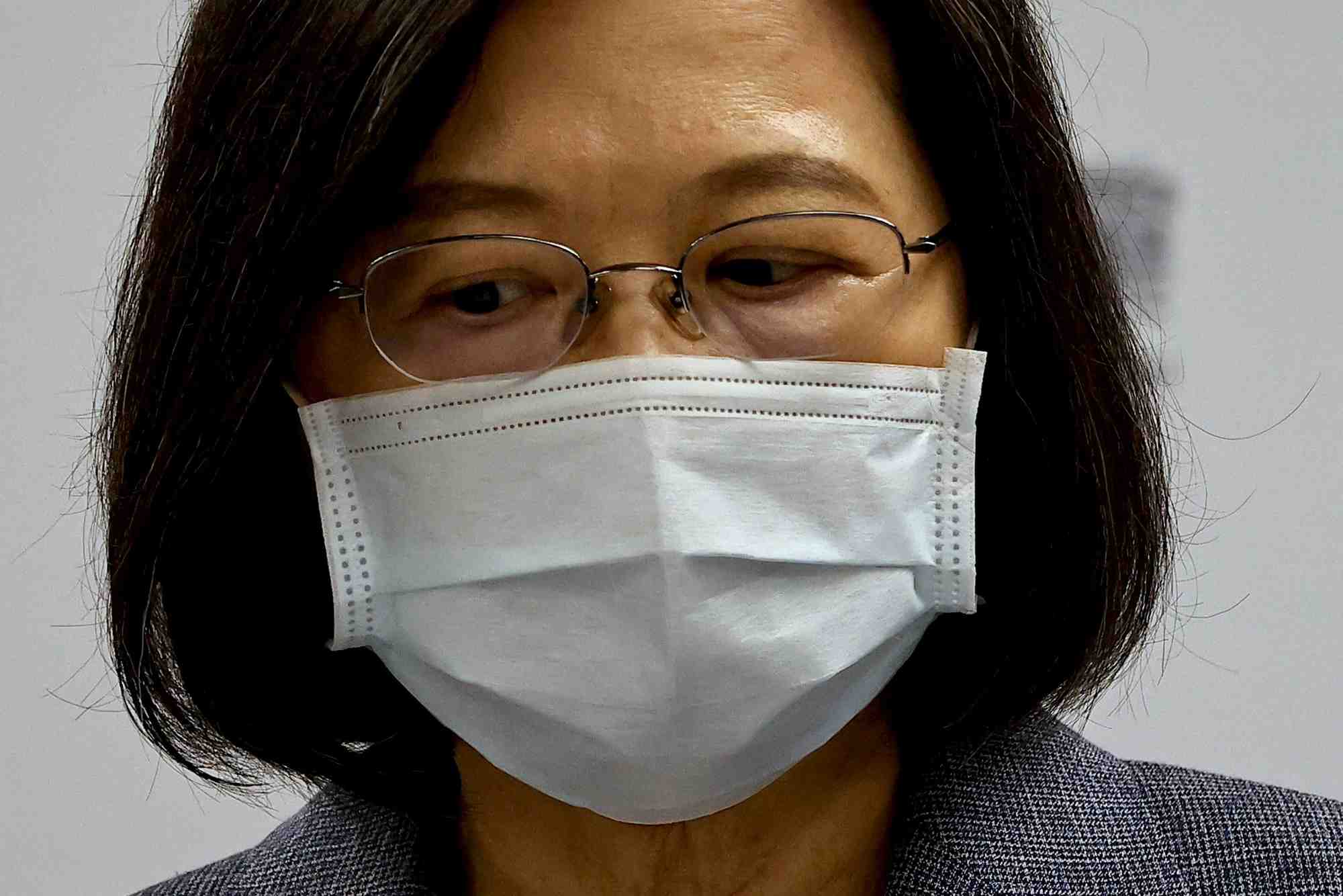 La presidente taiwanaise tsai ing-wen annonce qu'elle demissionne de la presidence du parti democrate progressiste pour assumer la responsabilite de la performance du parti lors des elections locales a taipei, taiwan