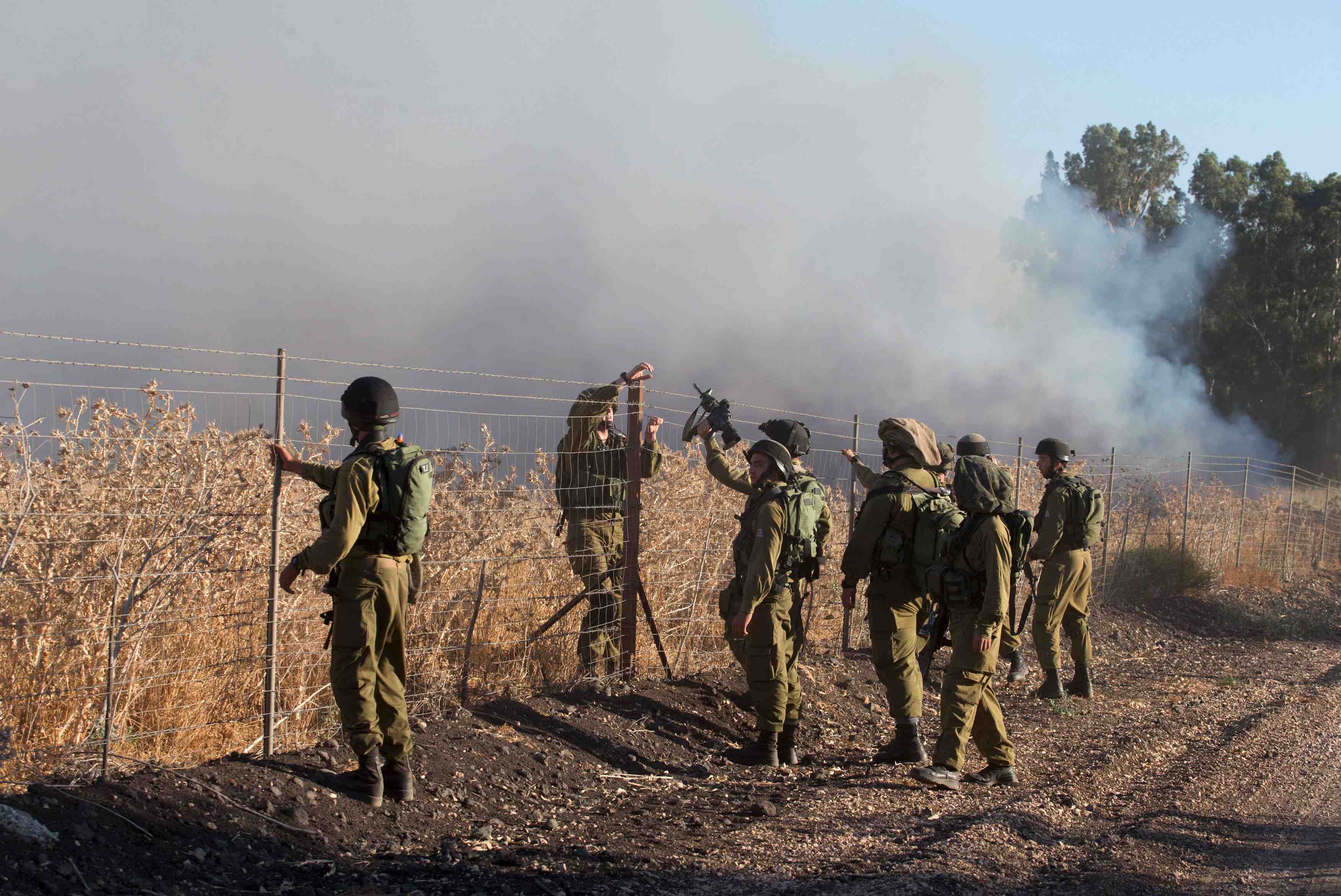 Des roquettes tirees de syrie tombent dans le nord d'israel