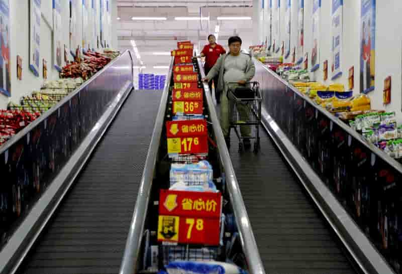 Ralentissement de l'inflation en chine