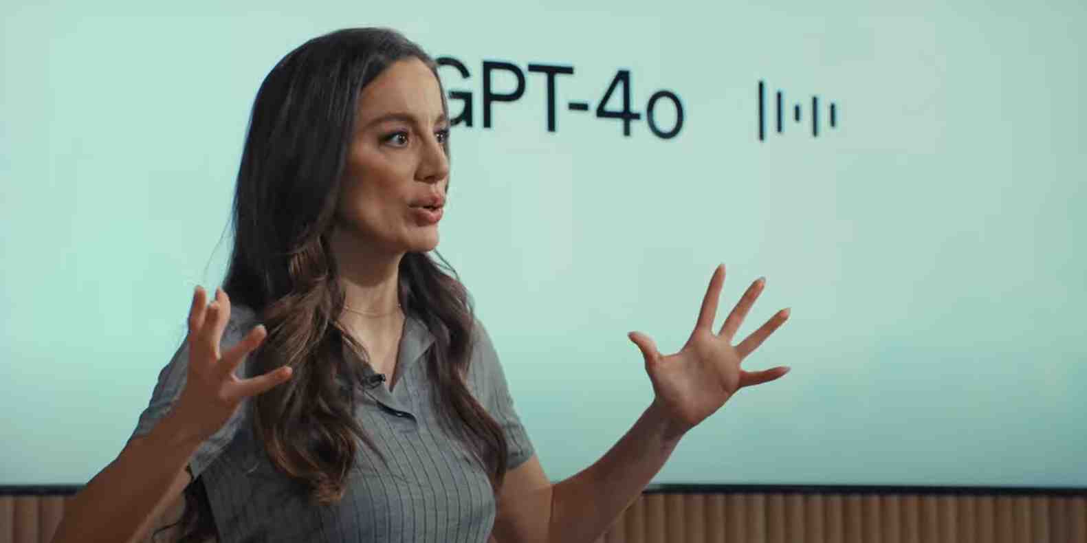 Mira Murati, la CTO d'OpenAI, a présenté les nouvelles capacités conversationnelles de ChatGPT.