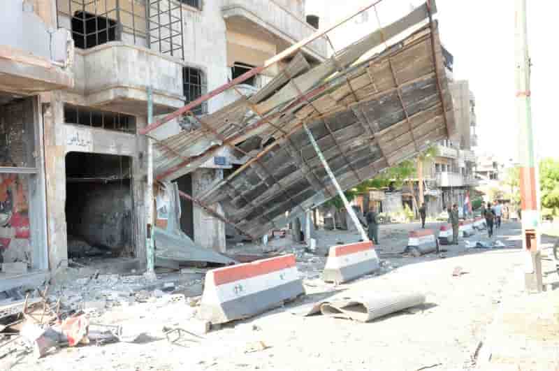 Cinq attentats en syrie