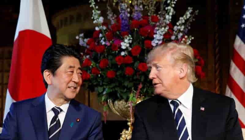 Trump verra abe avant le sommet avec kim jong-un