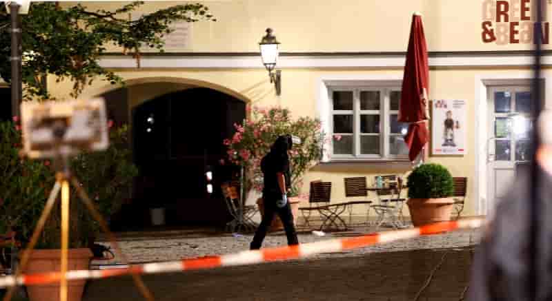 Un syrien se fait sauter en baviere, 12 blesses