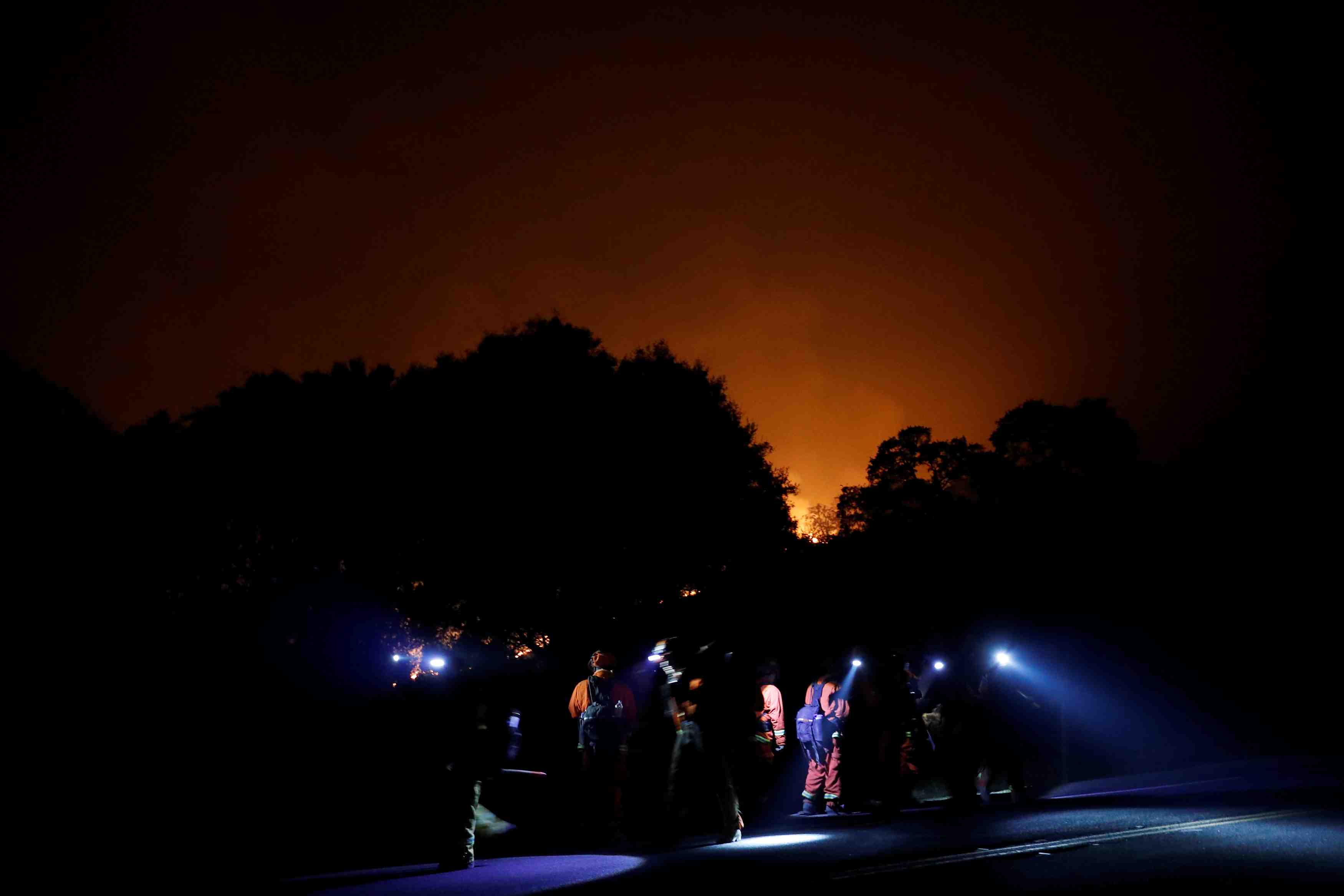Le feu du centre de la californie pas pres d'etre circonscrit