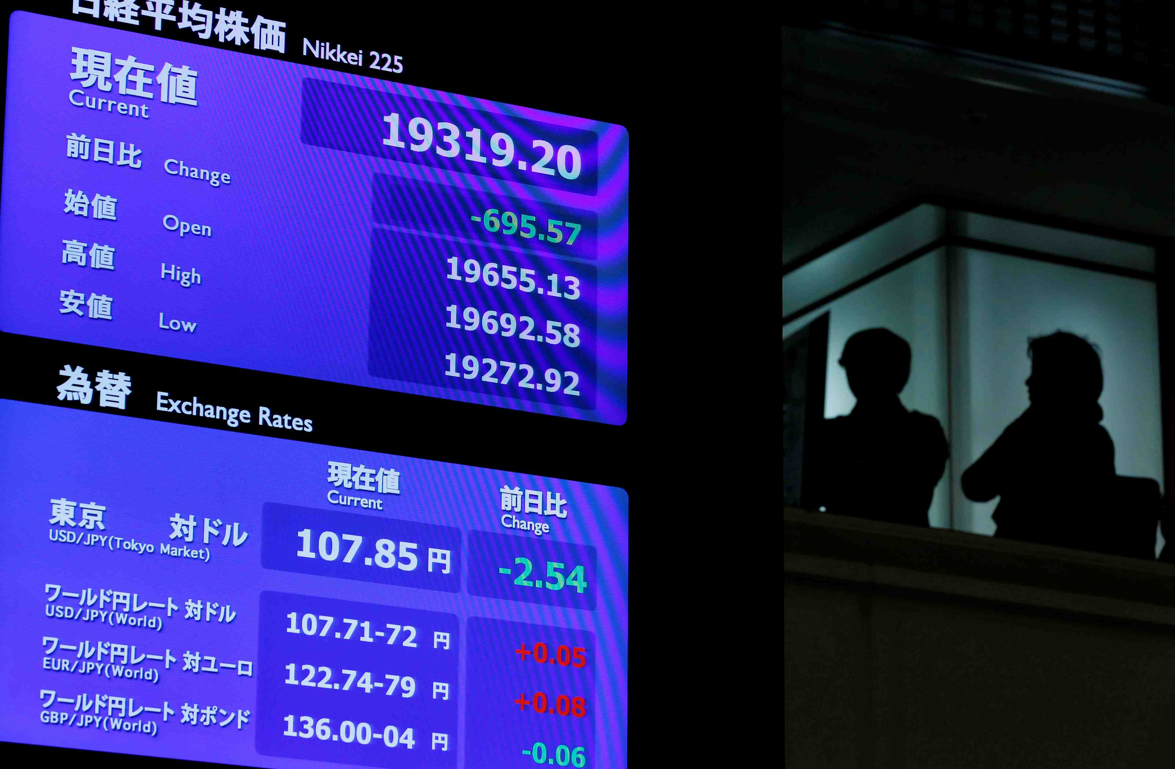 La bourse de tokyo finit en hausse