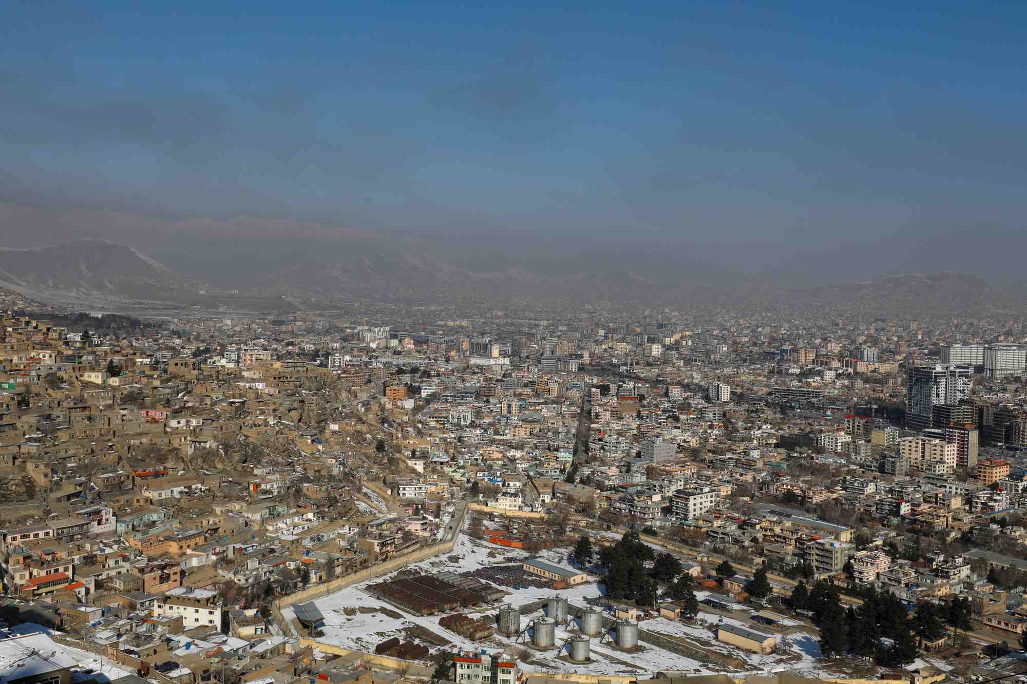 Vue de kaboul, en afghanistan