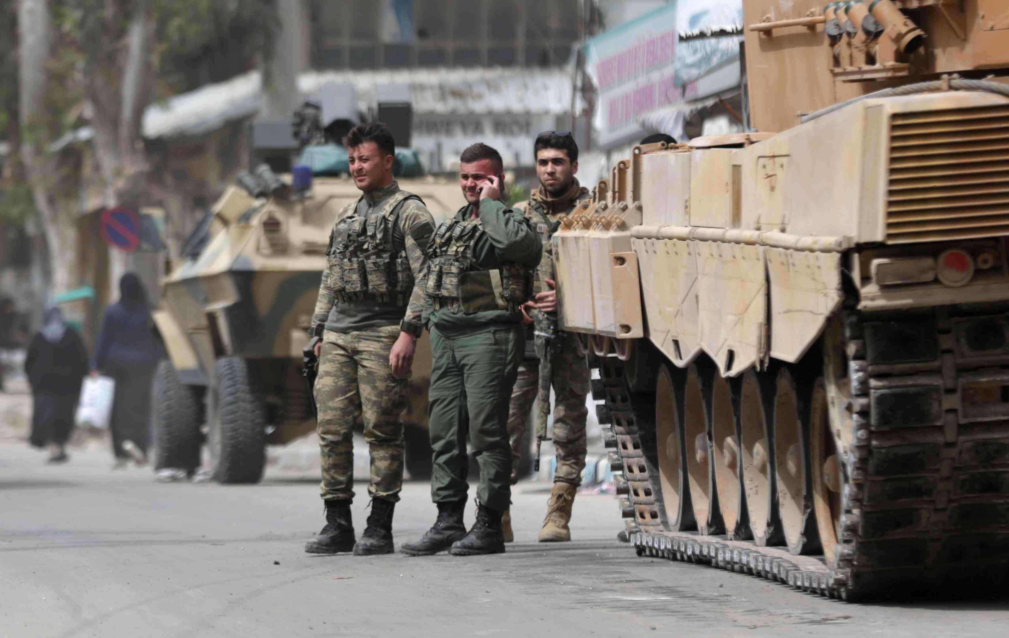 L'armee turque controle totalement la region d'afrin en syrie
