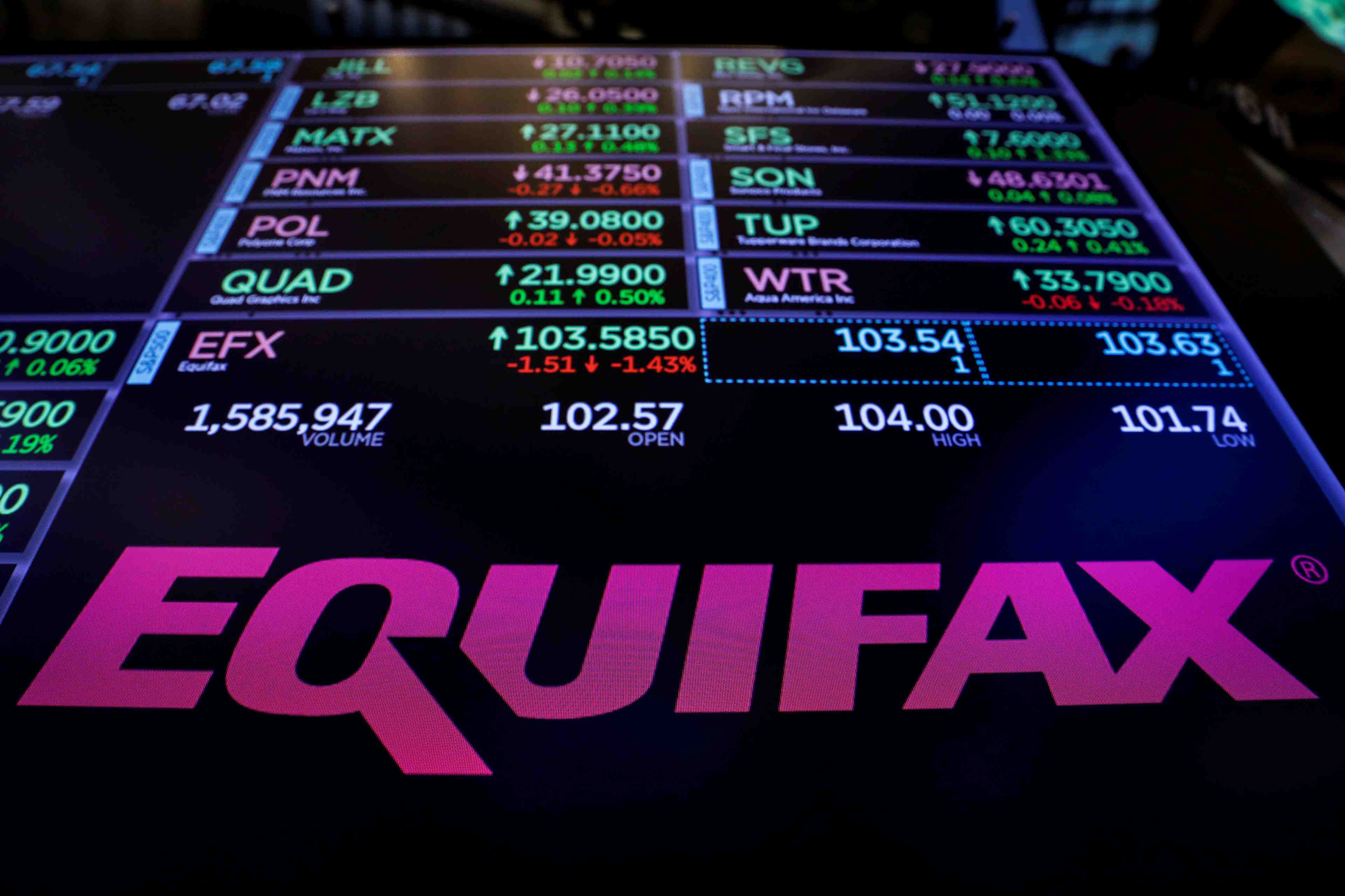 Equifax a ete averti d'une faille de securite en mars